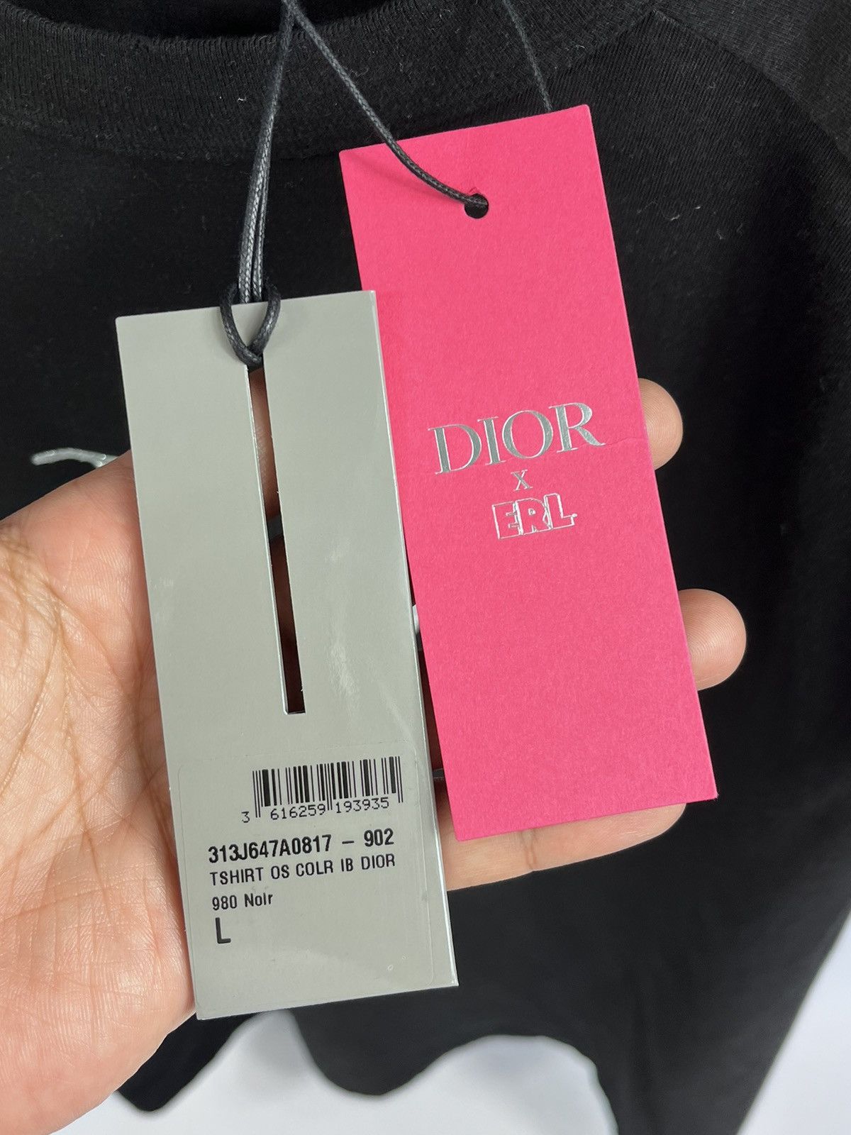 DIOR X ERL EMBROIDERED T-SHIRT