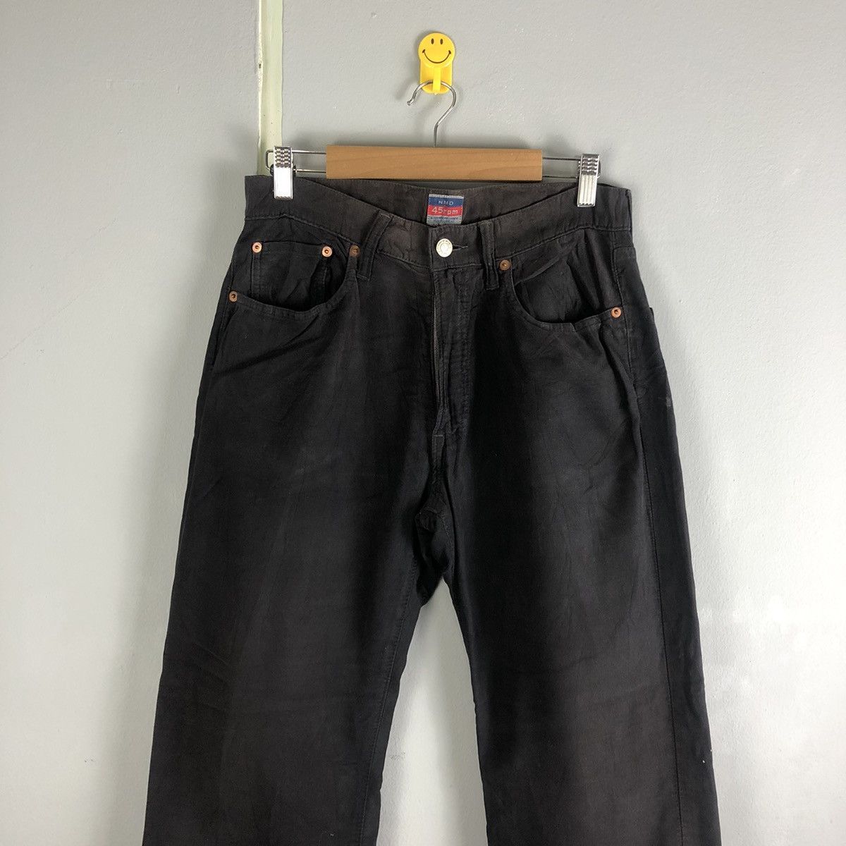 45rpm DL 45 RPM japan Black Straight cut Pants #c1281 Size US 30 / EU 46 - 2 Thumbnail