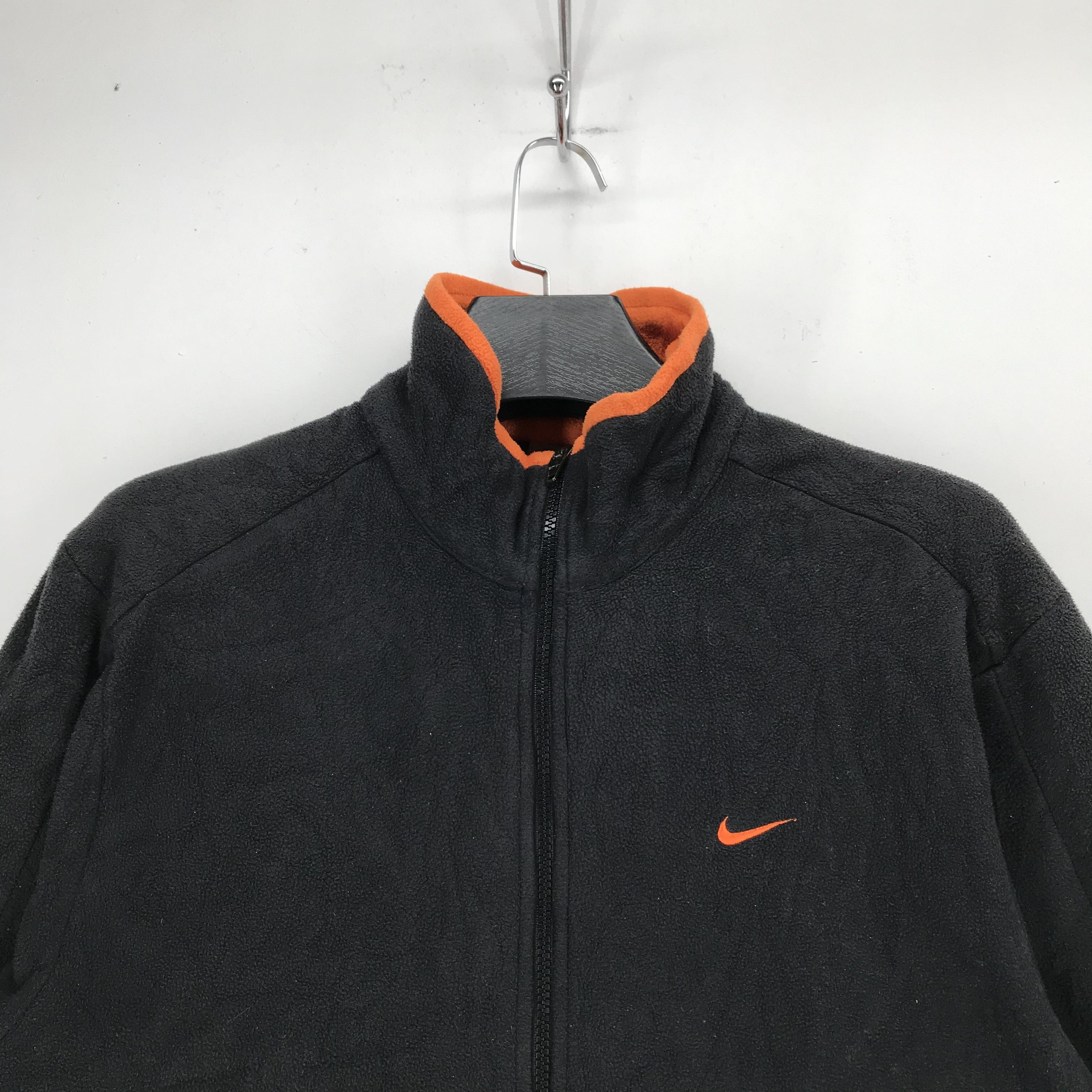 Nike Nike Fleece Embroidery Orange Swoosh Logo #2634-104 Size US M / EU 48-50 / 2 - 2 Thumbnail