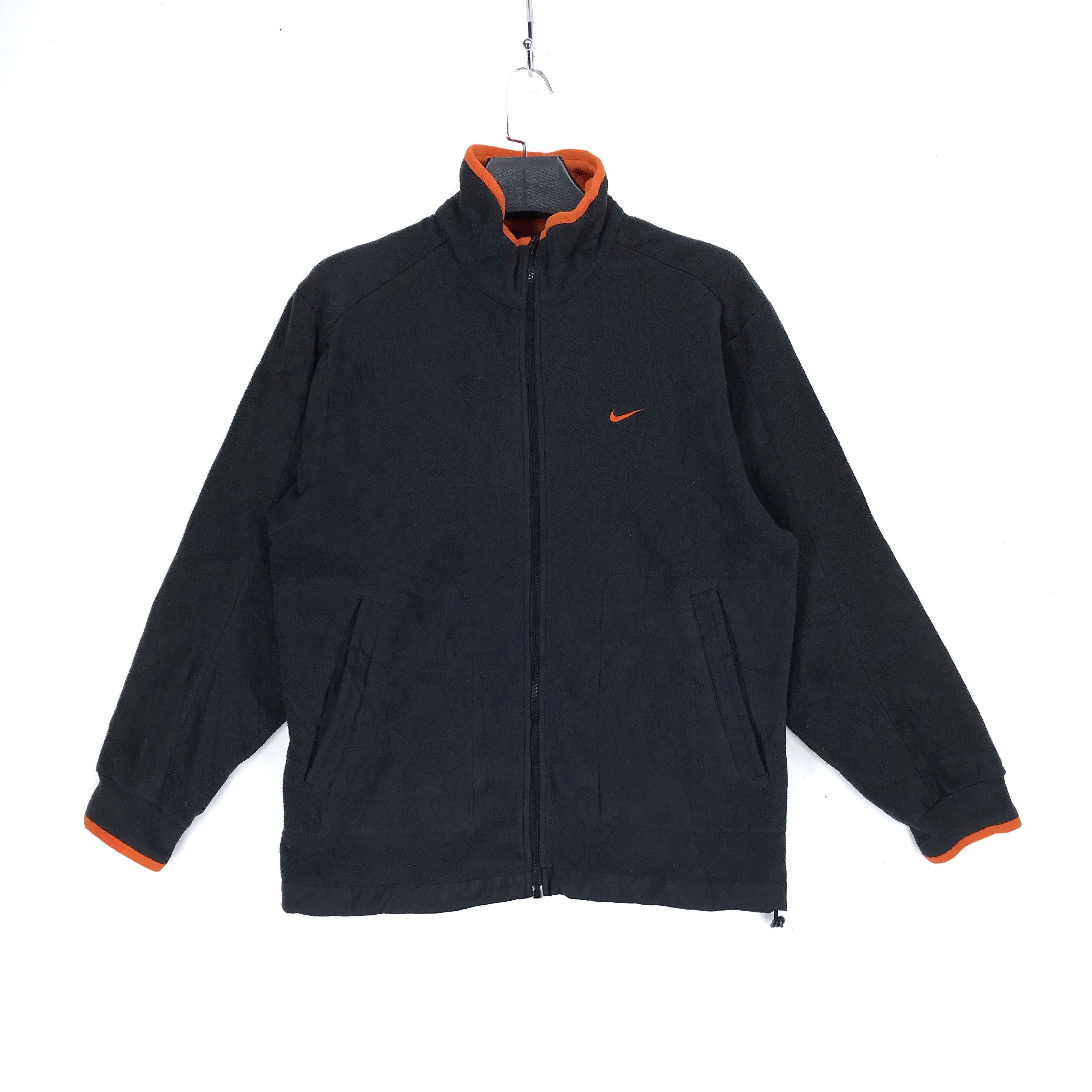 Nike Nike Fleece Embroidery Orange Swoosh Logo #2634-104 Size US M / EU 48-50 / 2 - 1 Thumbnail