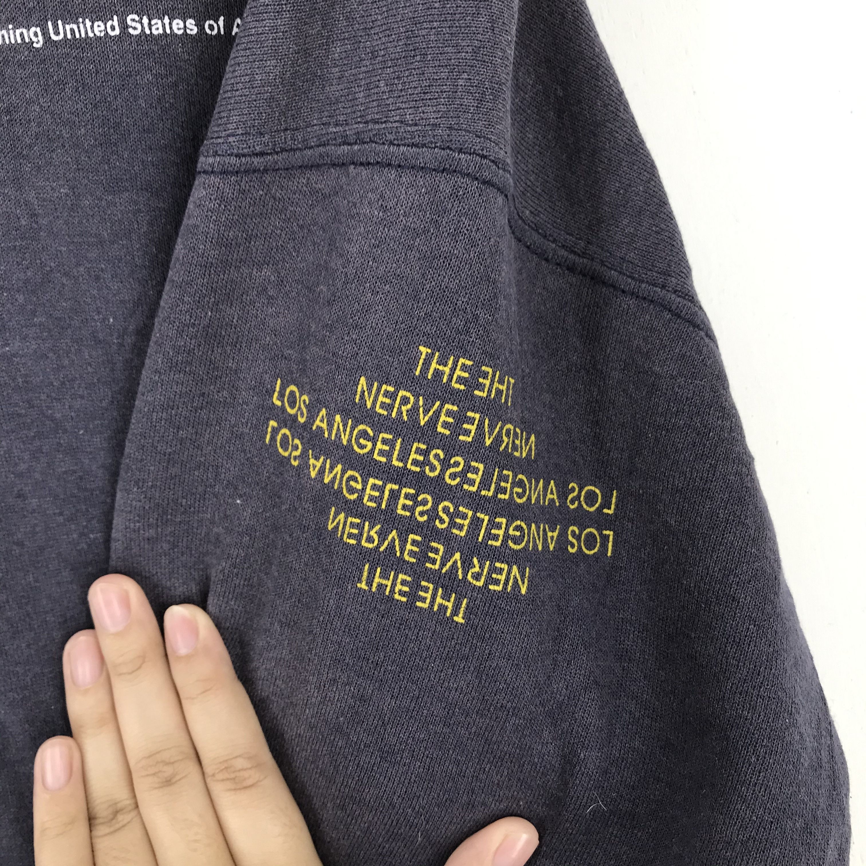 Vintage The Nerve Clothing USA Turtle Logo Hoodies #2632-104 Size US XL / EU 56 / 4 - 6 Thumbnail