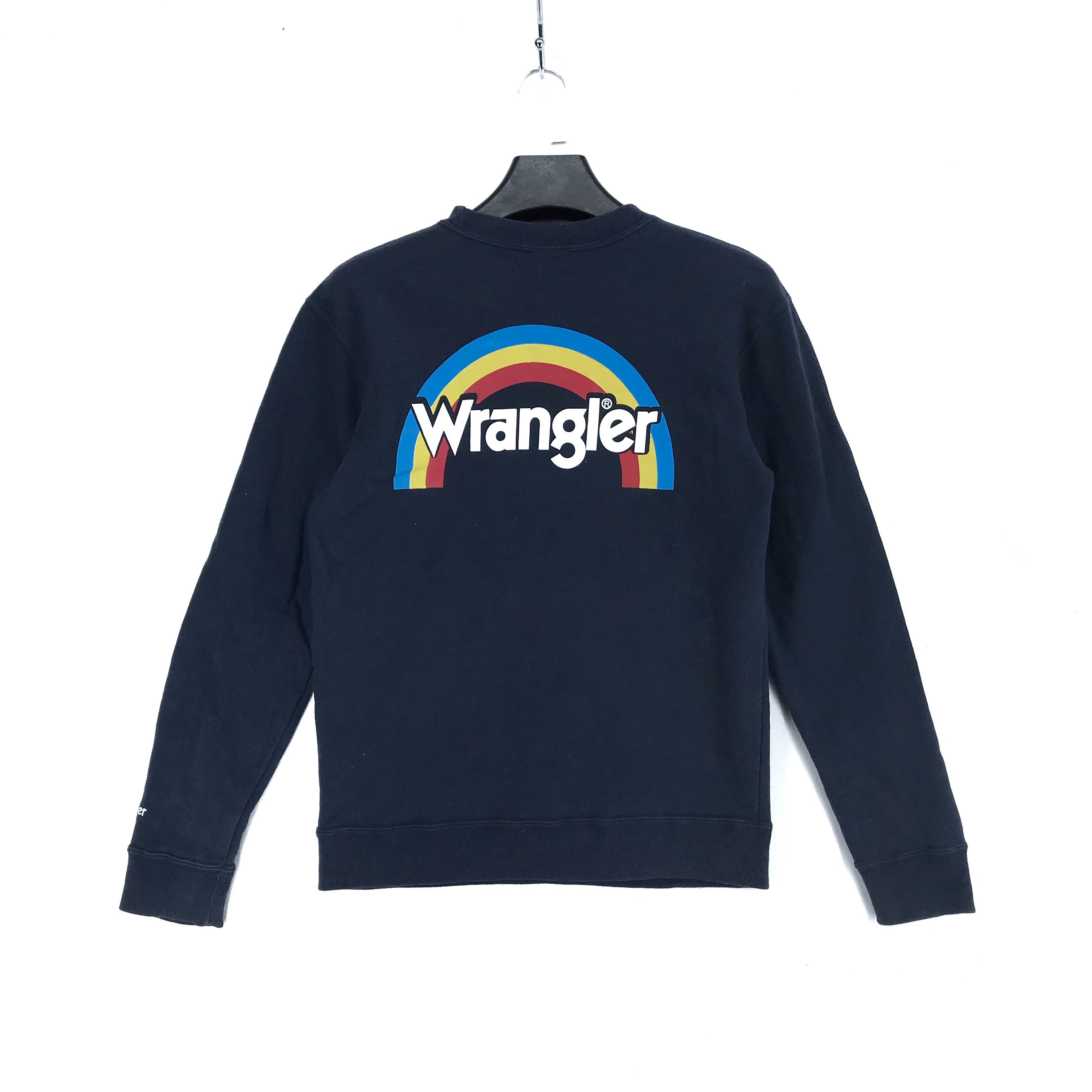 Wrangler Wrangler Rainbow Big Logo Sweatshirts #2630-104 Size US M / EU 48-50 / 2 - 1 Thumbnail