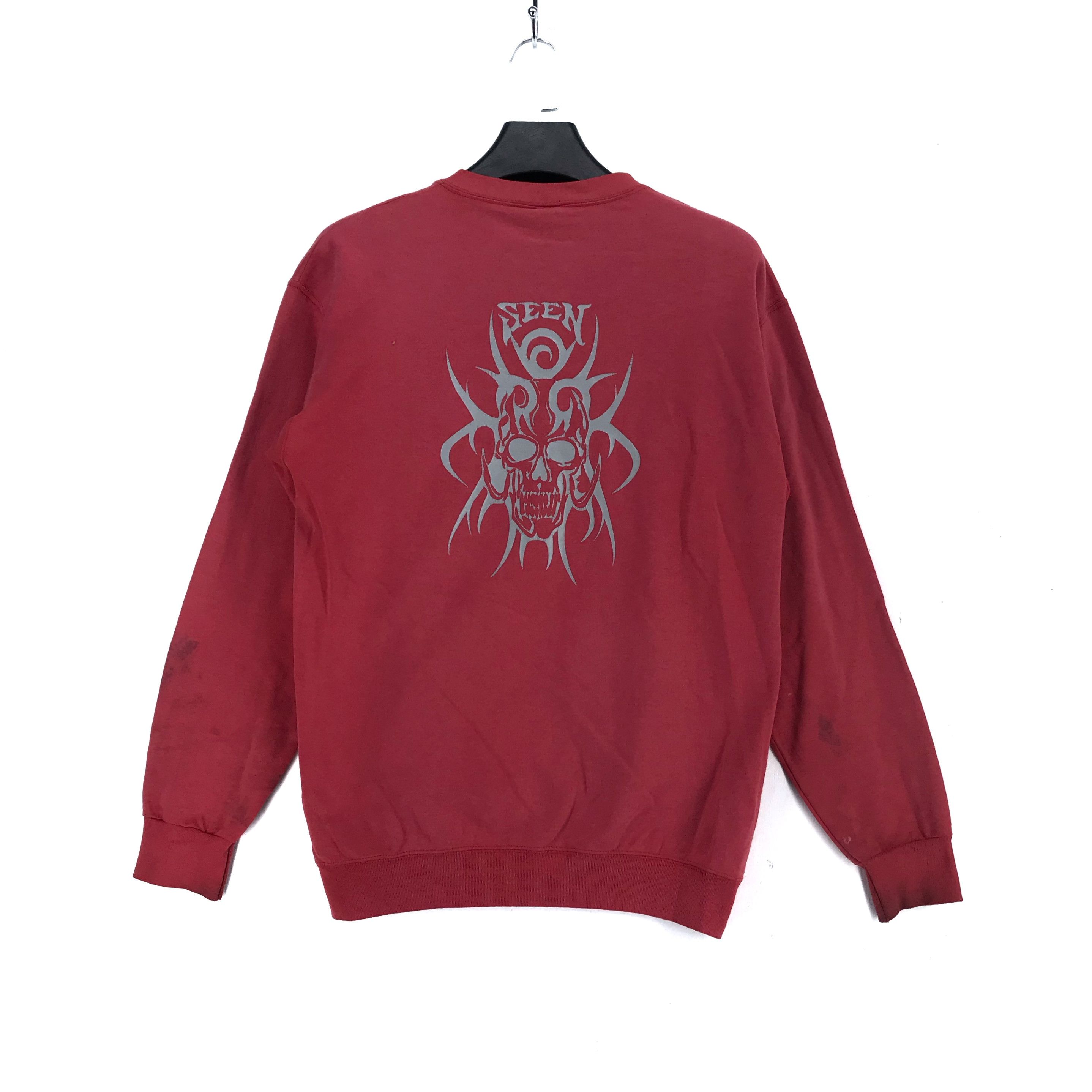 Band Tees TRASHED🔥 United Sports SEEN Big Logo Sweatshirts #2628-104 Size US L / EU 52-54 / 3 - 1 Thumbnail