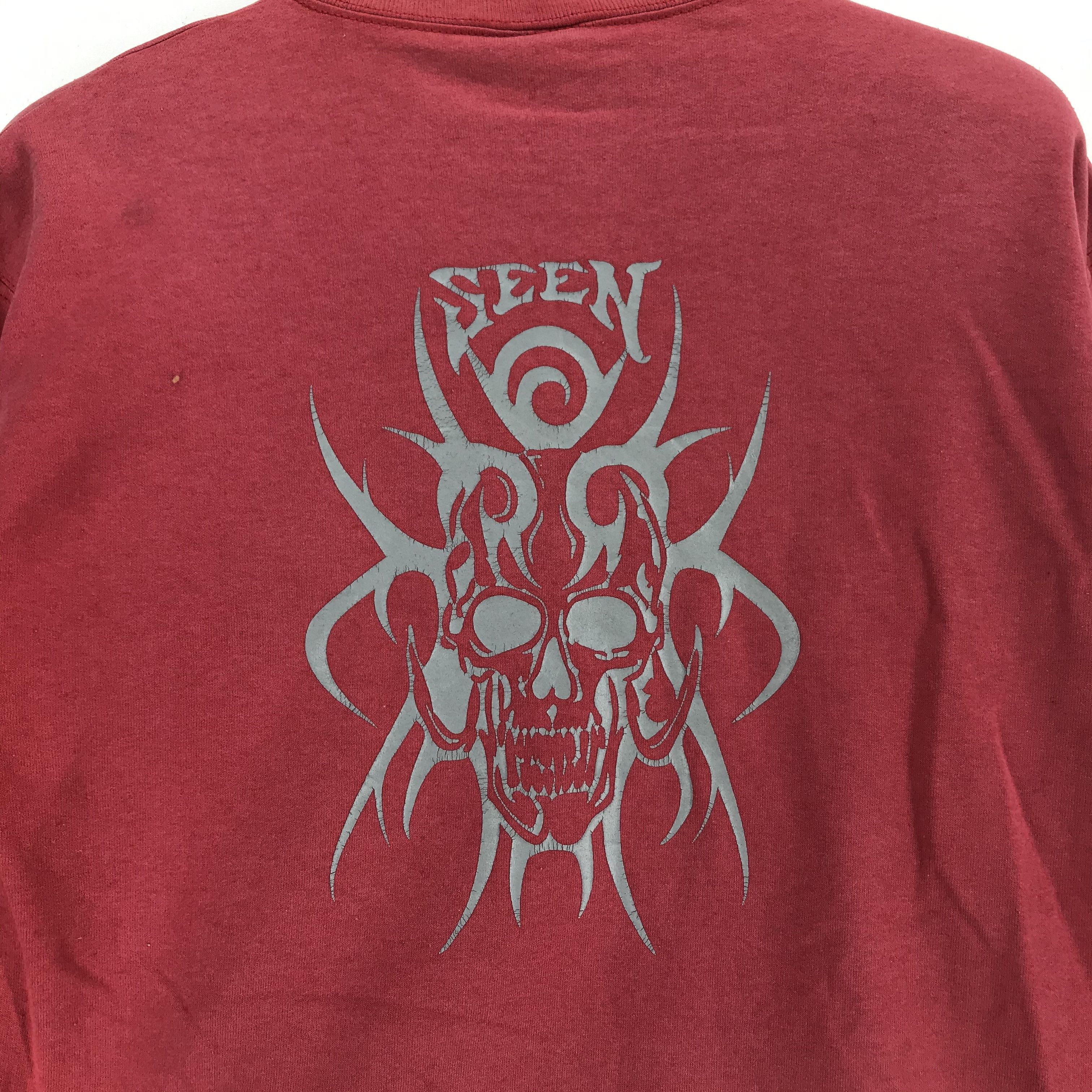 Band Tees TRASHED🔥 United Sports SEEN Big Logo Sweatshirts #2628-104 Size US L / EU 52-54 / 3 - 2 Thumbnail