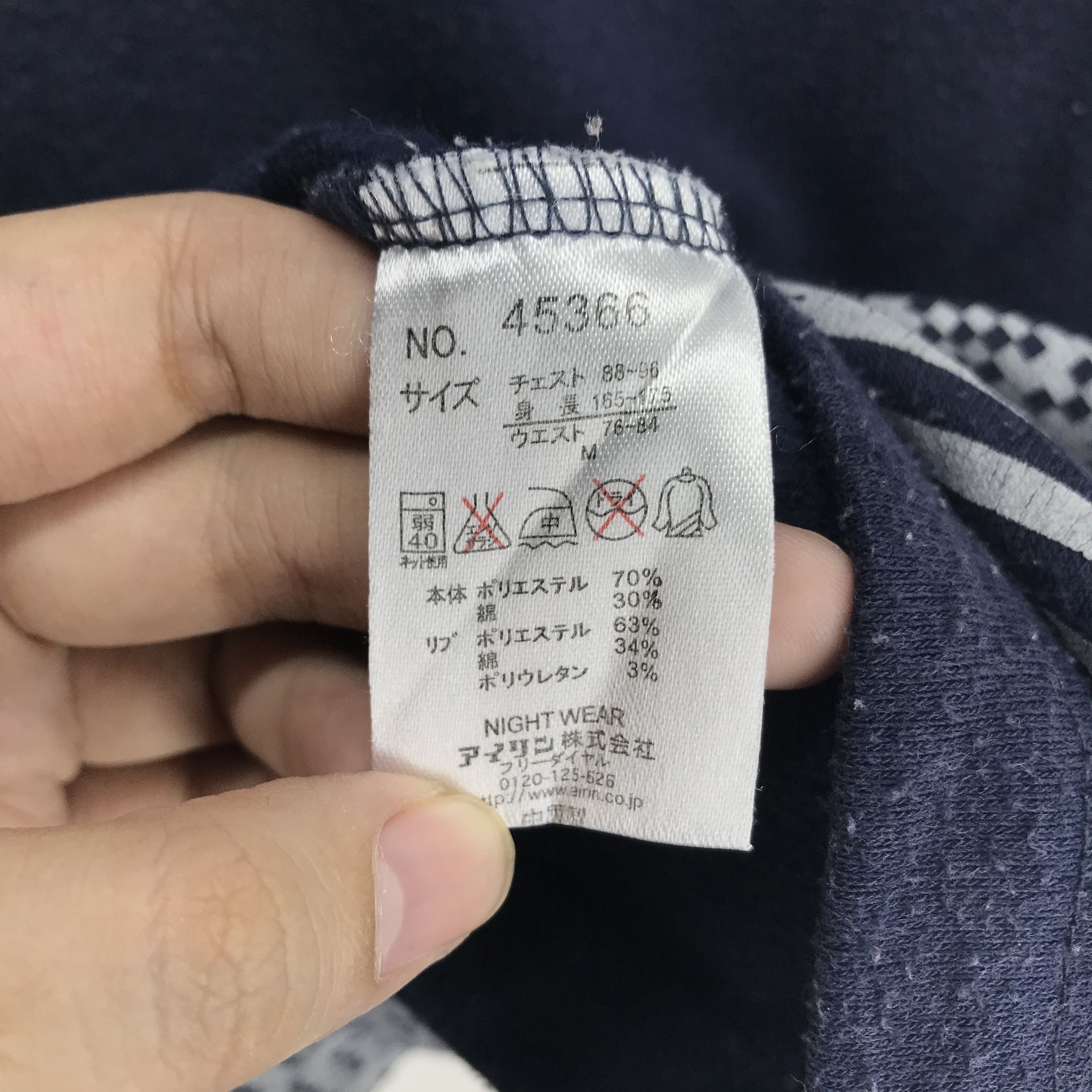 Japanese Brand Sacsny Y'Saccs Single Pocket V Neck LS Shirt #2773-105 Size US M / EU 48-50 / 2 - 7 Thumbnail