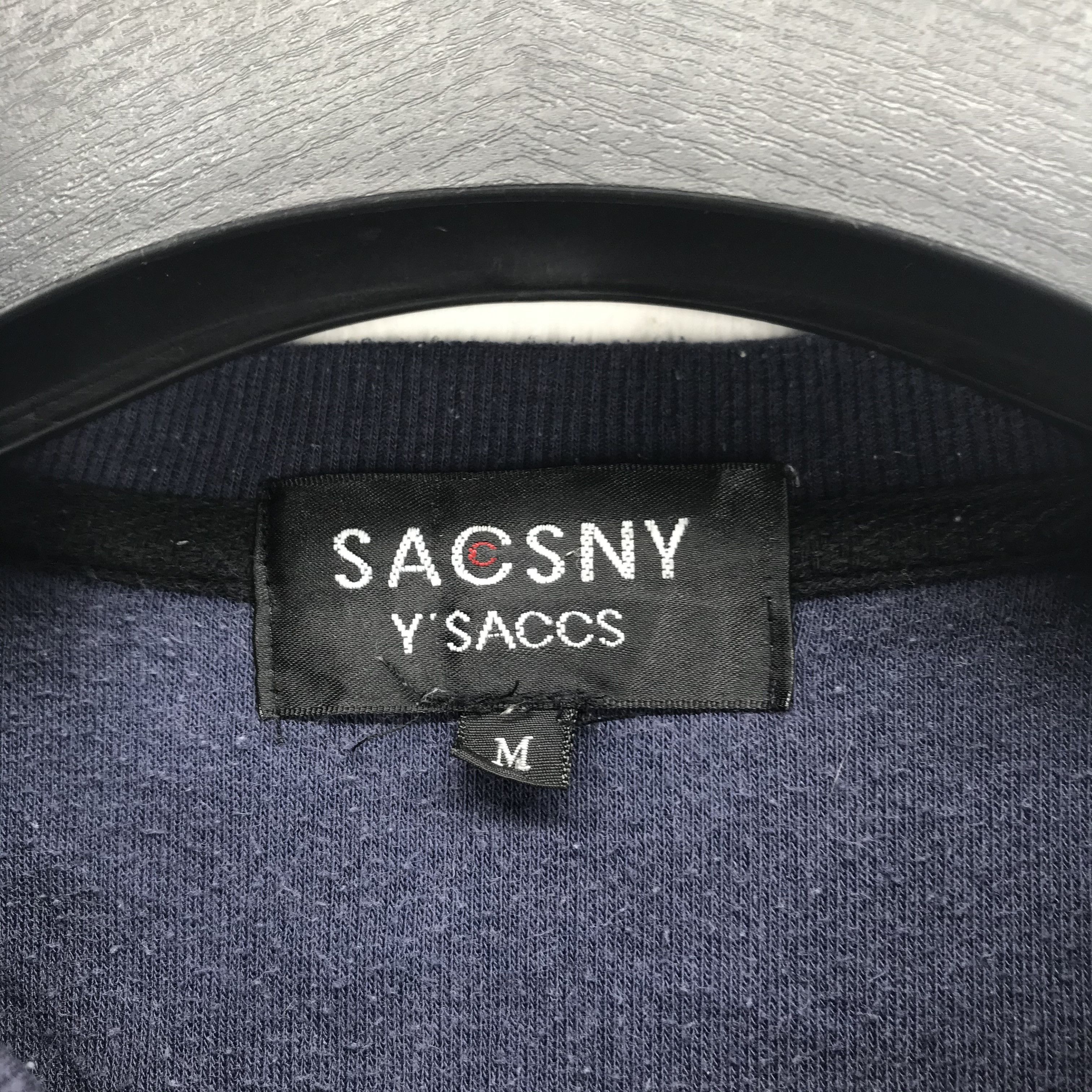 Japanese Brand Sacsny Y'Saccs Single Pocket V Neck LS Shirt #2773-105 Size US M / EU 48-50 / 2 - 6 Thumbnail