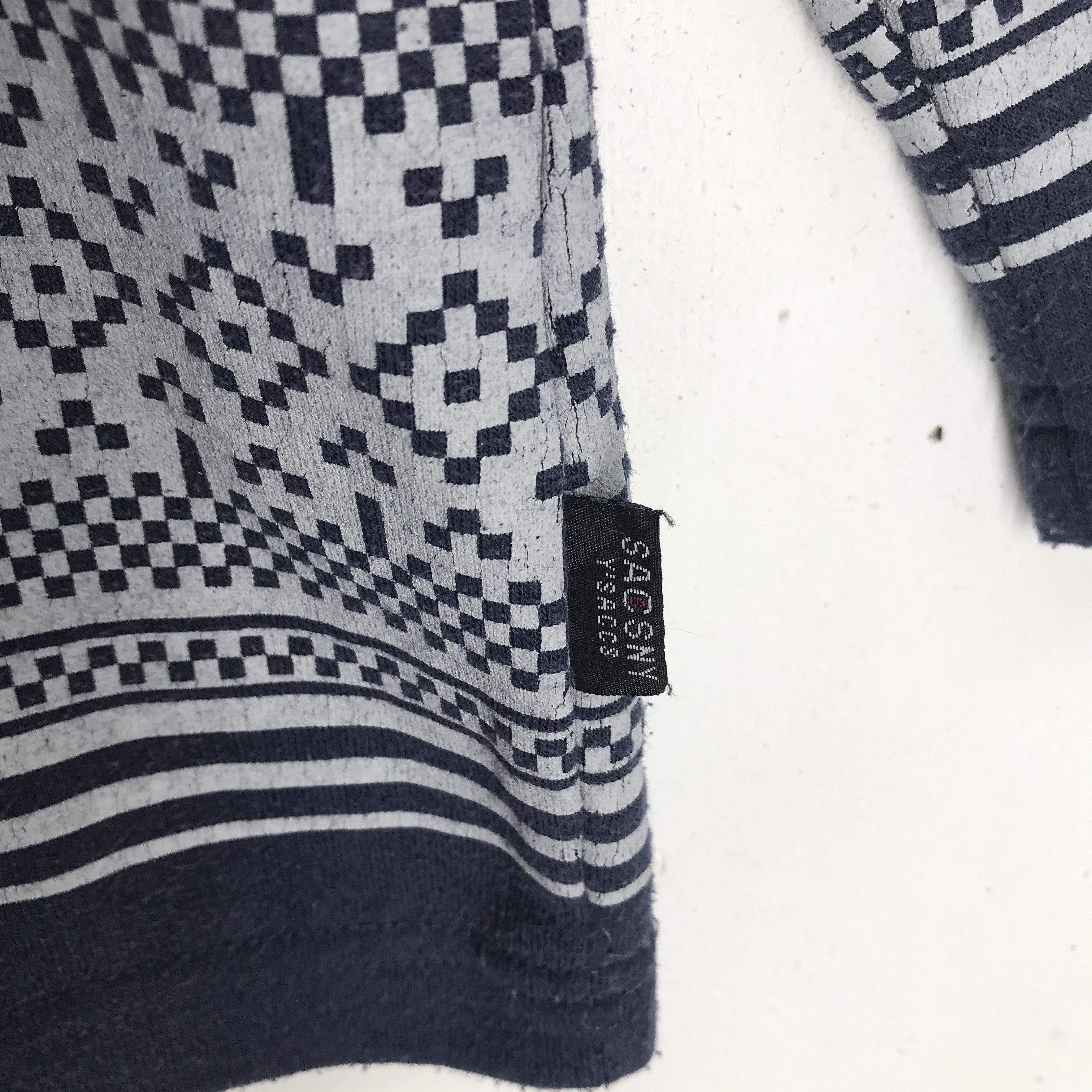 Japanese Brand Sacsny Y'Saccs Single Pocket V Neck LS Shirt #2773-105 Size US M / EU 48-50 / 2 - 4 Thumbnail