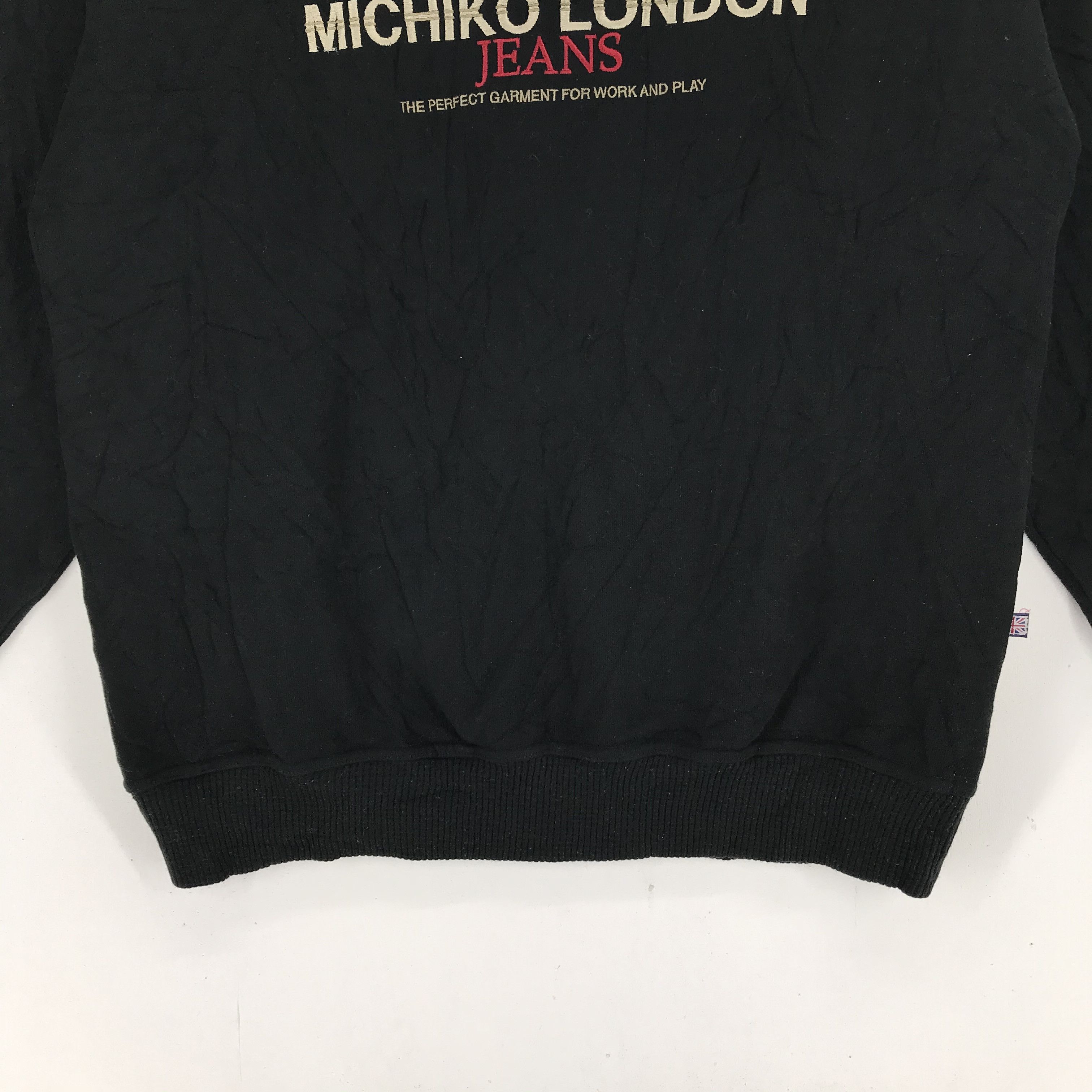 Michiko Koshino London Michiko London Jeans Embroidery Logo Sweatshirt #2650-105 Size US L / EU 52-54 / 3 - 4 Thumbnail