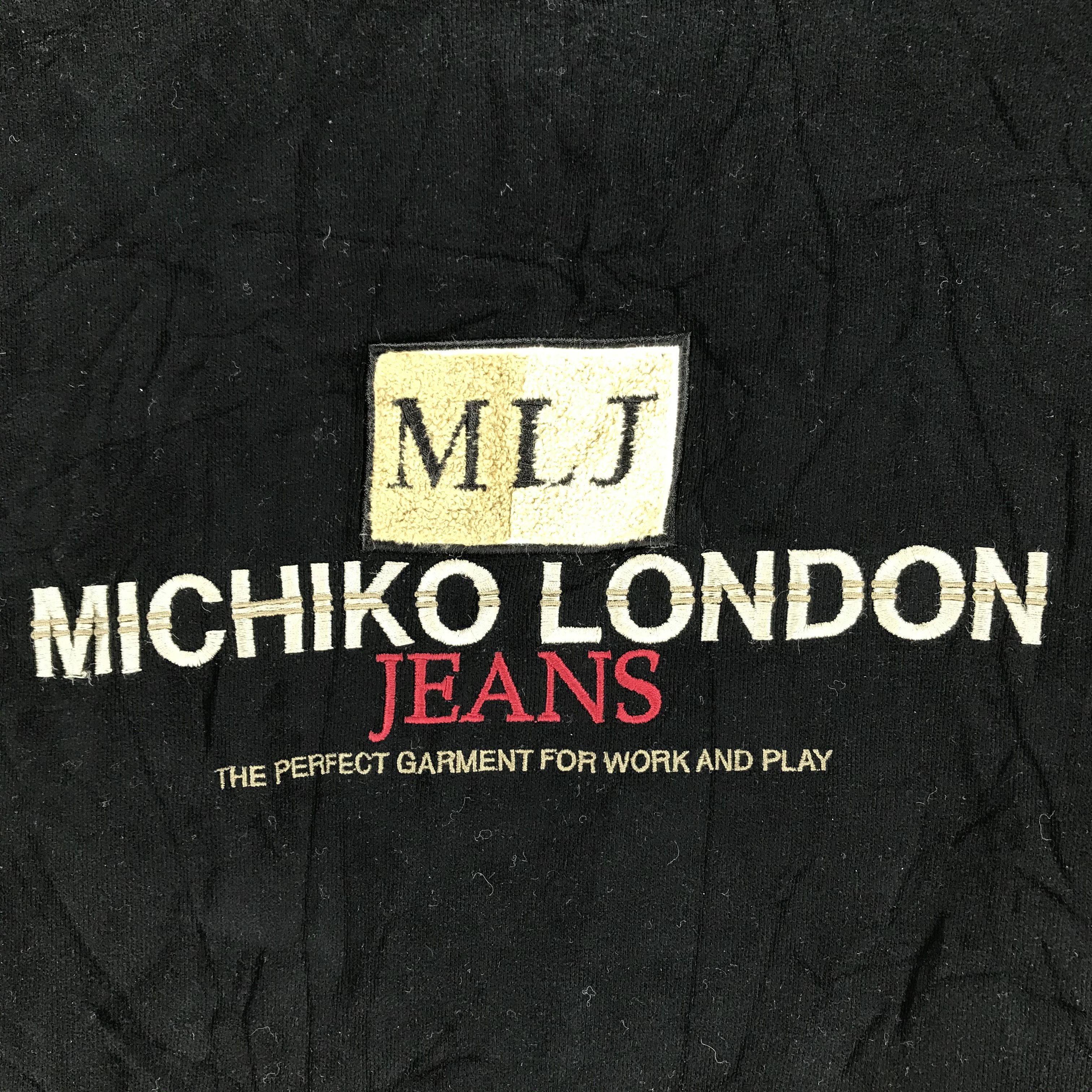 Michiko Koshino London Michiko London Jeans Embroidery Logo Sweatshirt #2650-105 Size US L / EU 52-54 / 3 - 3 Thumbnail