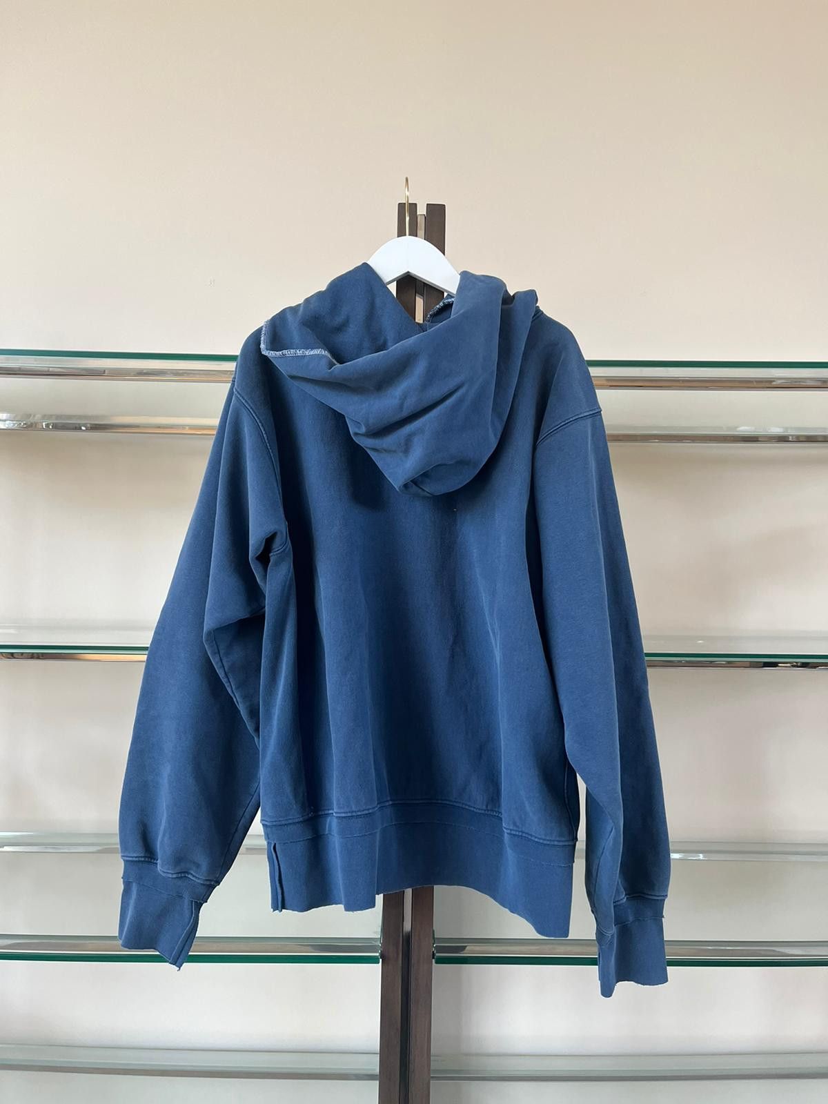 Maison Margiela Pullover Hoodie in Blue Size US M / EU 48-50 / 2 - 13 Thumbnail