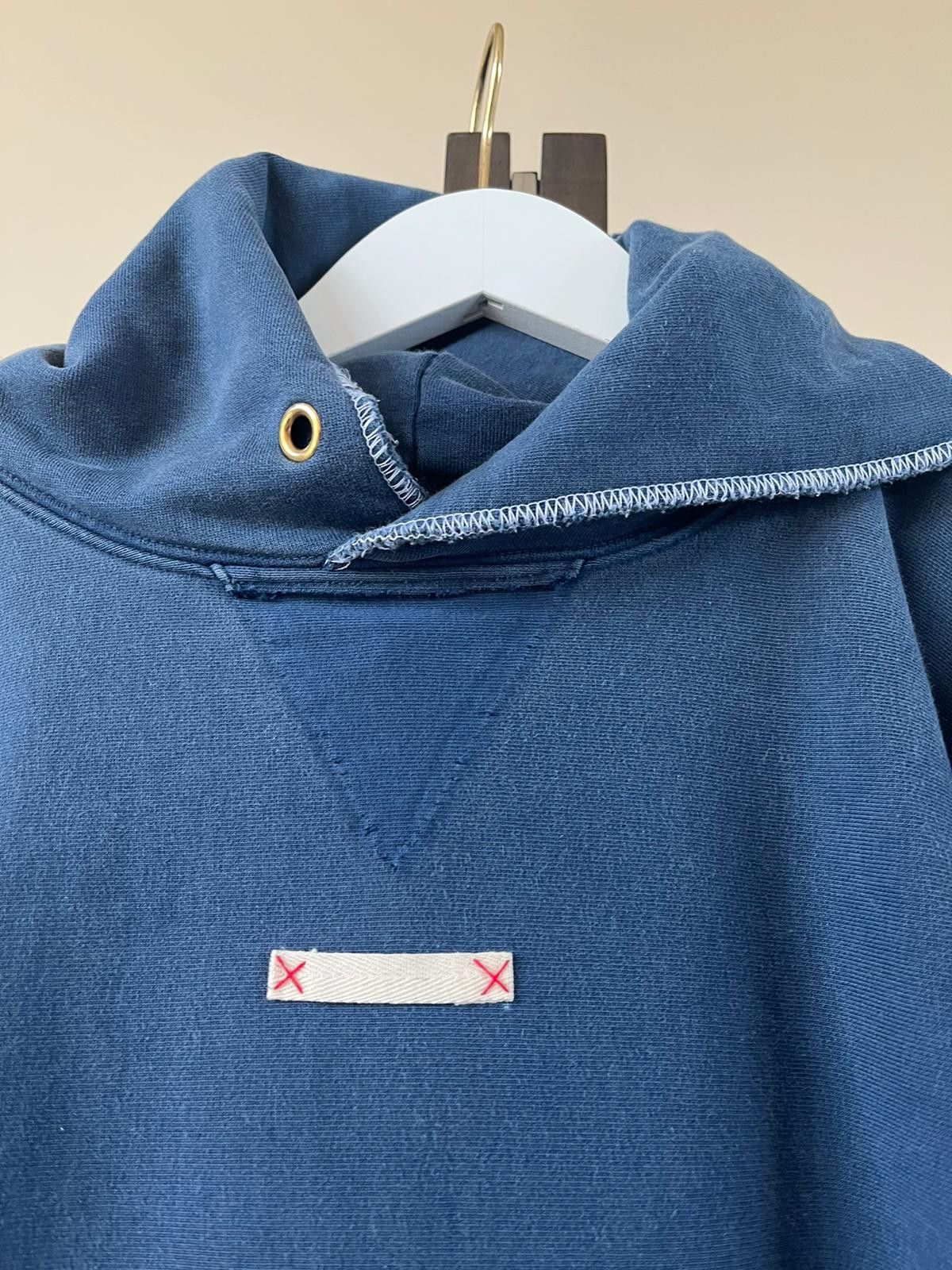 Maison Margiela Pullover Hoodie in Blue Size US M / EU 48-50 / 2 - 10 Thumbnail
