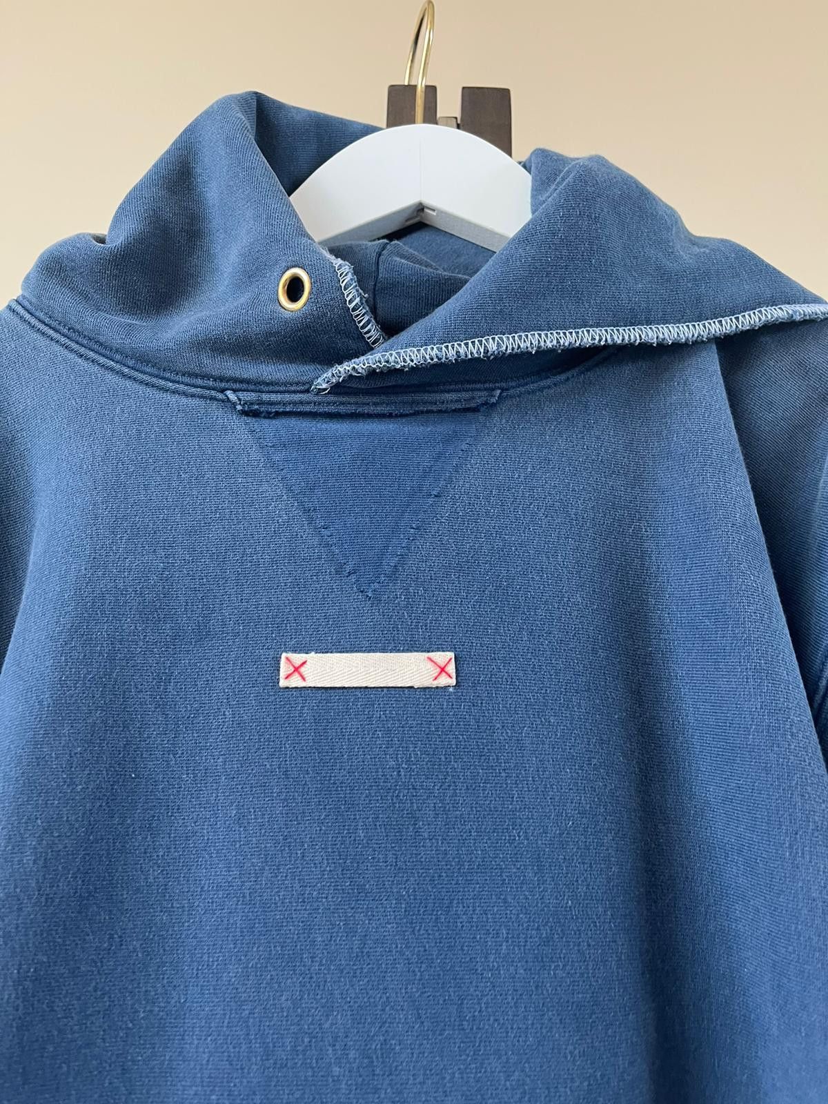 Maison Margiela Pullover Hoodie in Blue Size US M / EU 48-50 / 2 - 15 Thumbnail
