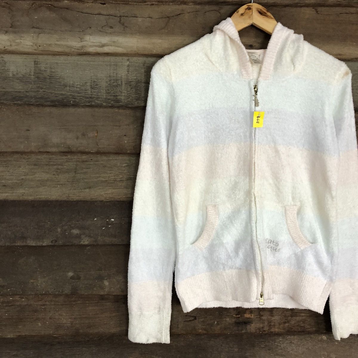 Japanese Brand DL Gelato Pique fleece Multicolor Knit Sweater hoodie #B611 Size M / US 6-8 / IT 42-44 - 7 Thumbnail