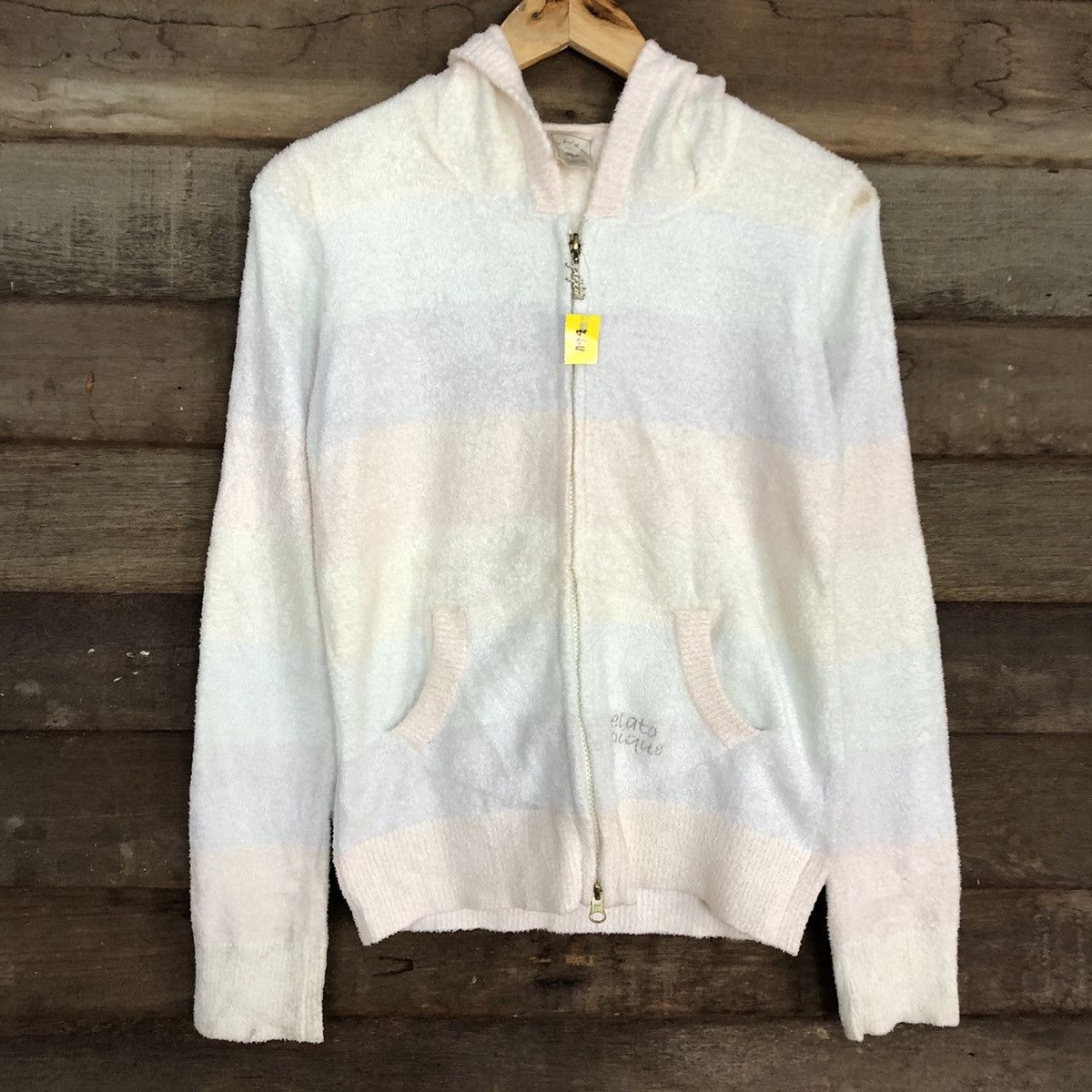 Japanese Brand DL Gelato Pique fleece Multicolor Knit Sweater hoodie #B611 Size M / US 6-8 / IT 42-44 - 8 Thumbnail