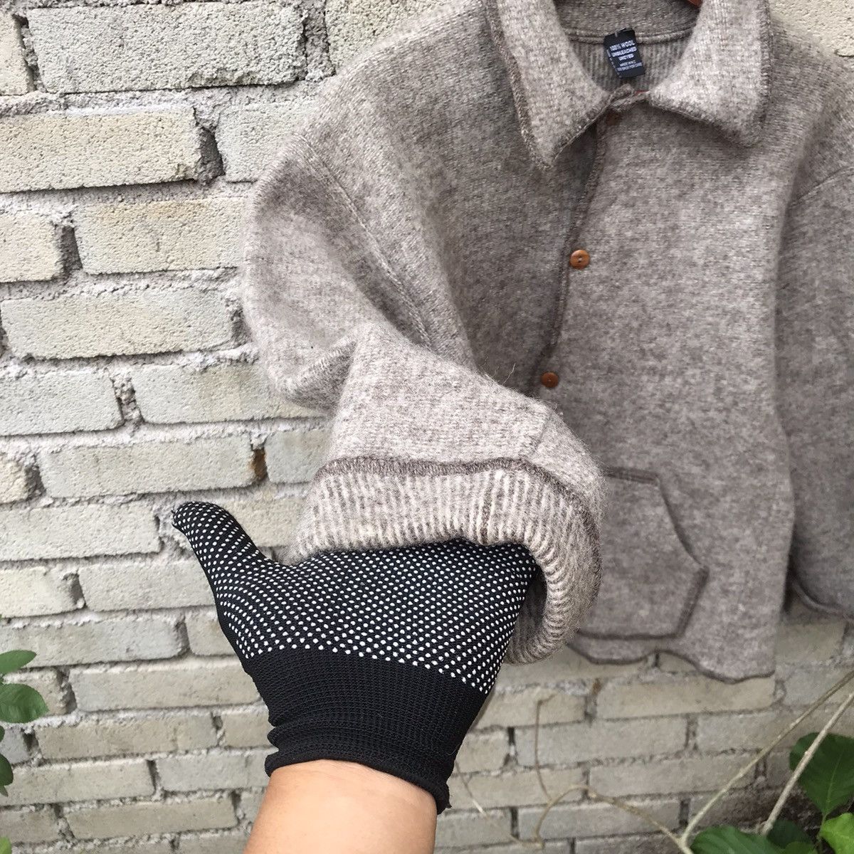 New Zealand Outback × Vintage Vintage Wool mohair knitting jacket new zealand made Size US S / EU 44-46 / 1 - 8 Thumbnail