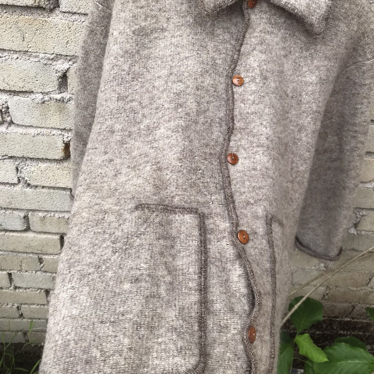 New Zealand Outback × Vintage Vintage Wool mohair knitting jacket new zealand made Size US S / EU 44-46 / 1 - 5 Thumbnail