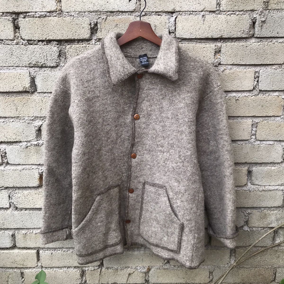 New Zealand Outback × Vintage Vintage Wool mohair knitting jacket new zealand made Size US S / EU 44-46 / 1 - 2 Thumbnail