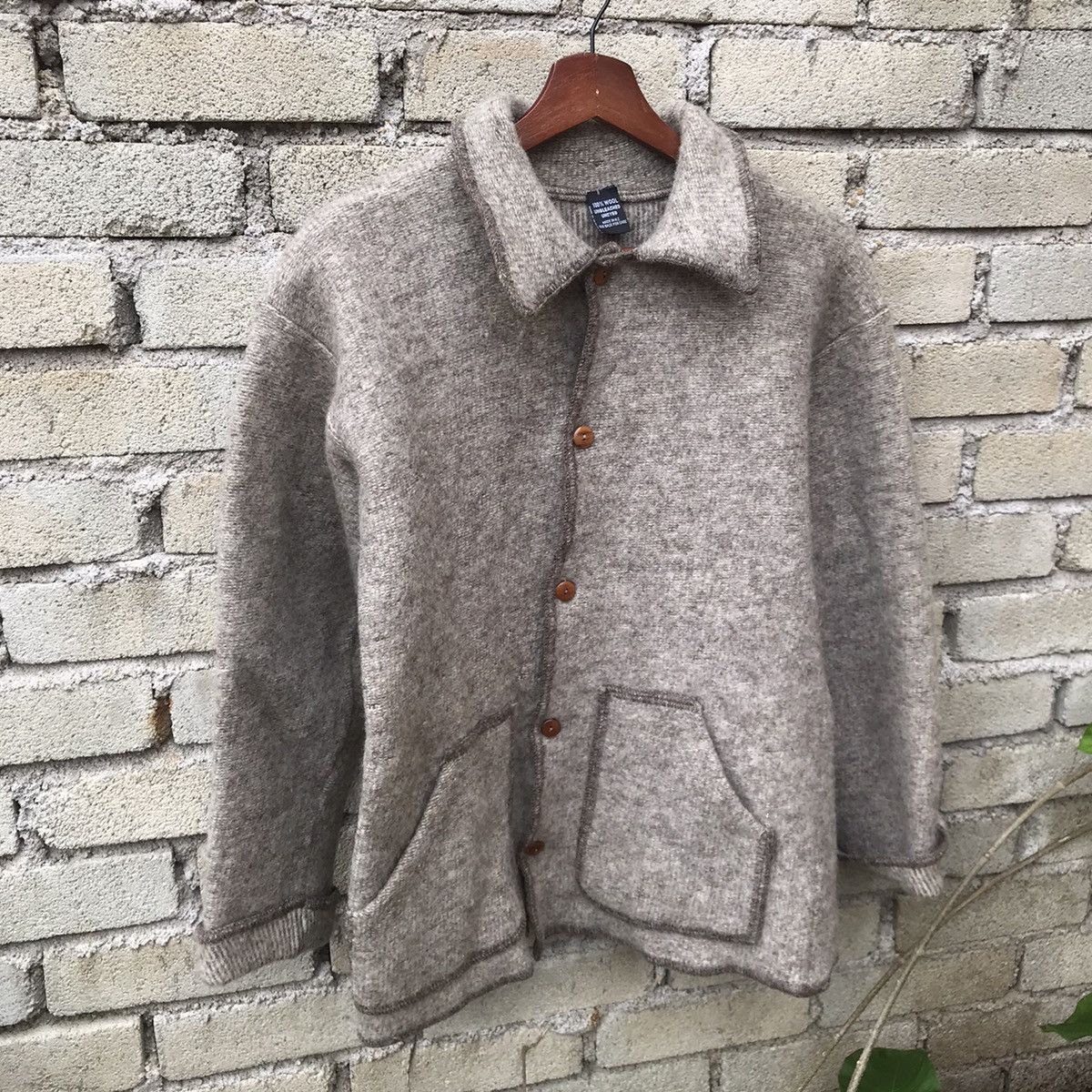 New Zealand Outback × Vintage Vintage Wool mohair knitting jacket new zealand made Size US S / EU 44-46 / 1 - 3 Thumbnail