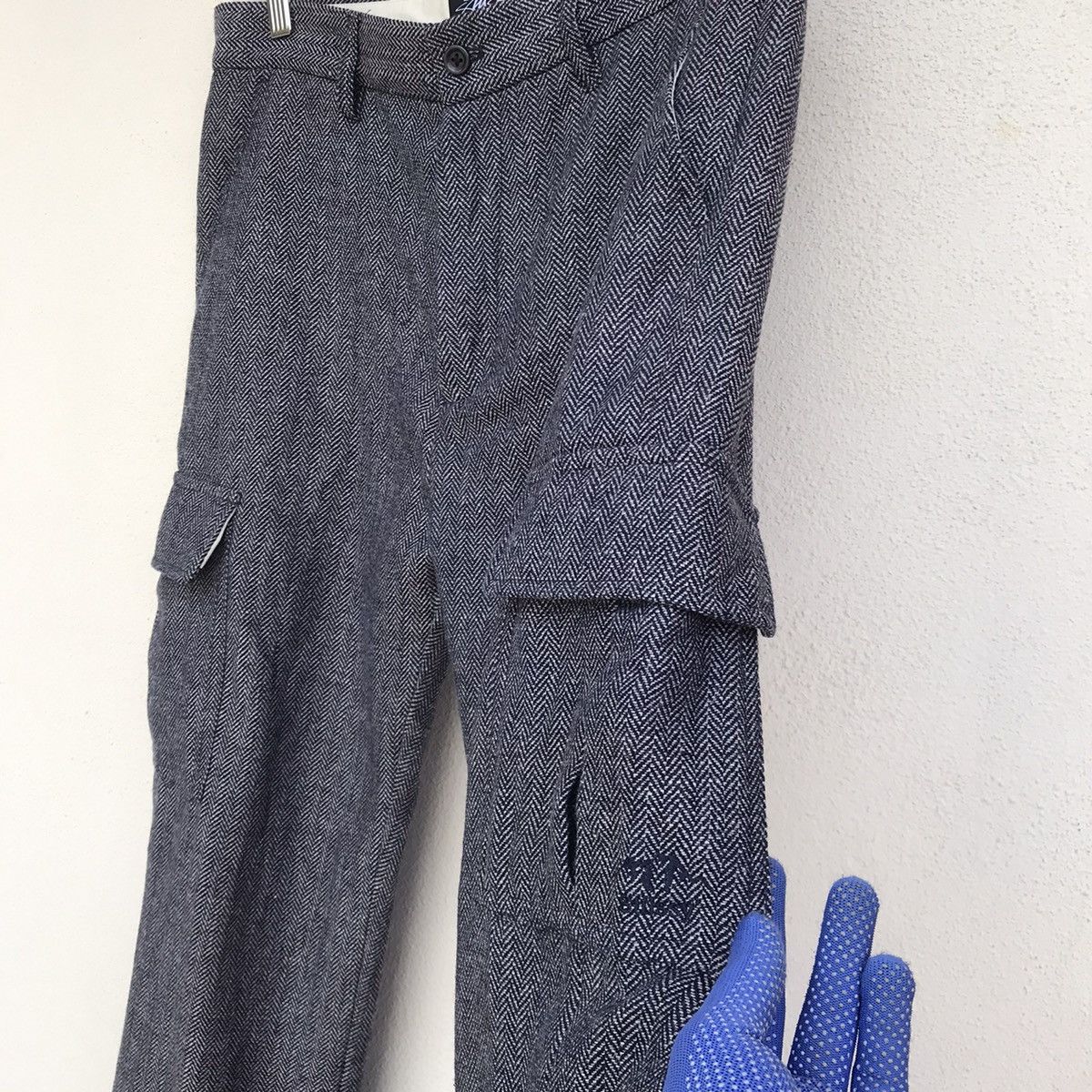 Stussy Vintage 90s Stussy Minimalist Wool Cargo Pant W32 Size US 32 / EU 48 - 13 Thumbnail