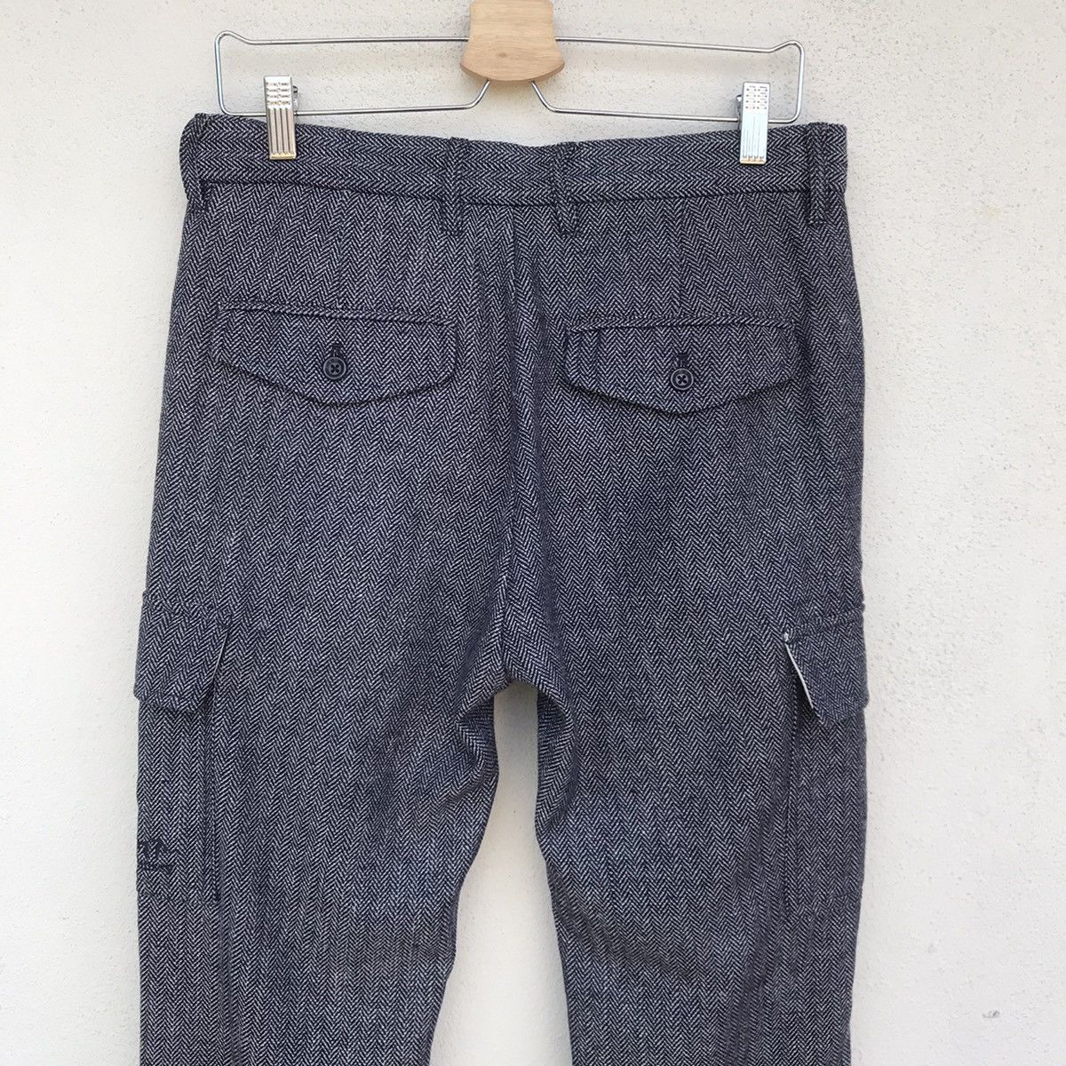 Stussy Vintage 90s Stussy Minimalist Wool Cargo Pant W32 Size US 32 / EU 48 - 12 Thumbnail