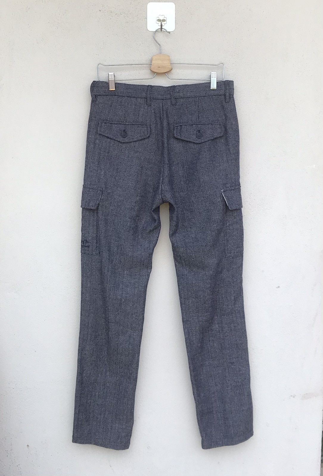 Stussy Vintage 90s Stussy Minimalist Wool Cargo Pant W32 Size US 32 / EU 48 - 10 Thumbnail