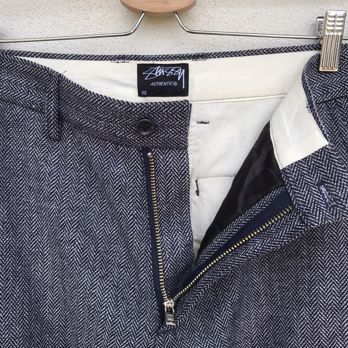 Stussy Vintage 90s Stussy Minimalist Wool Cargo Pant W32 Size US 32 / EU 48 - 9 Thumbnail
