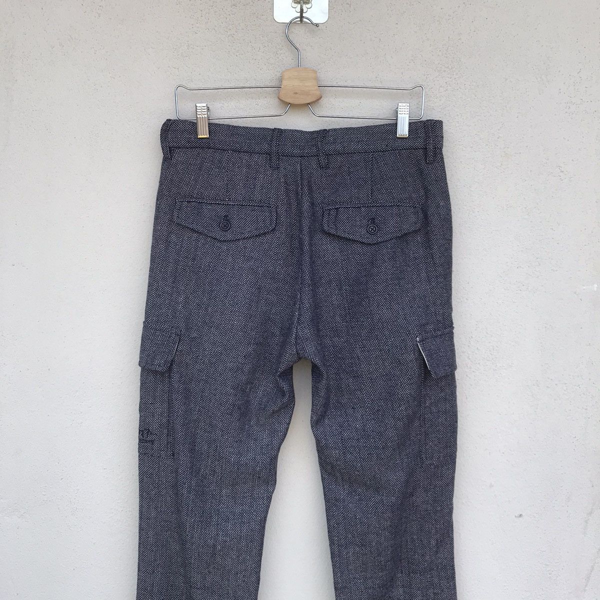 Stussy Vintage 90s Stussy Minimalist Wool Cargo Pant W32 Size US 32 / EU 48 - 11 Thumbnail