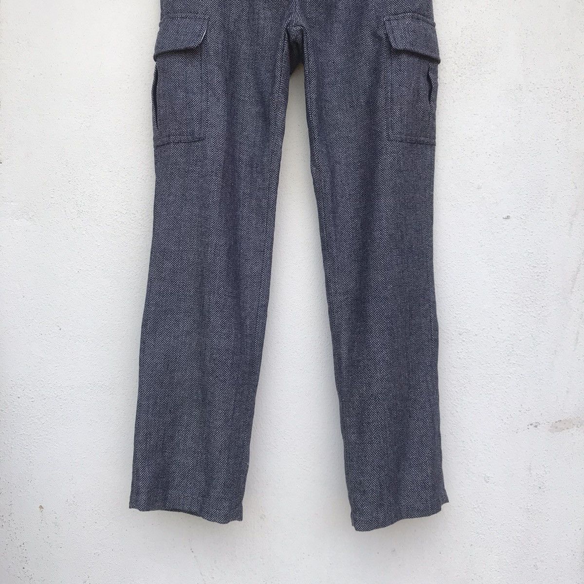 Stussy Vintage 90s Stussy Minimalist Wool Cargo Pant W32 Size US 32 / EU 48 - 3 Thumbnail