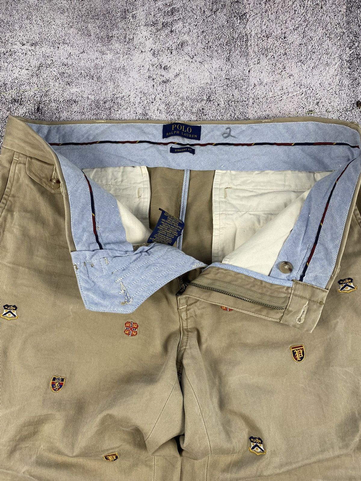 Polo Ralph Lauren Vintage Polo Ralph Lauren embroidered patches chino pants Size US 34 / EU 50 - 4 Thumbnail