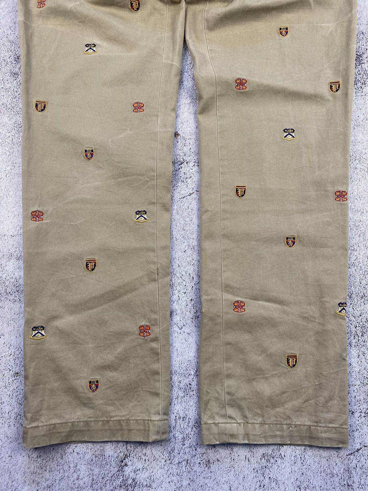 Polo Ralph Lauren Vintage Polo Ralph Lauren embroidered patches chino pants Size US 34 / EU 50 - 3 Thumbnail