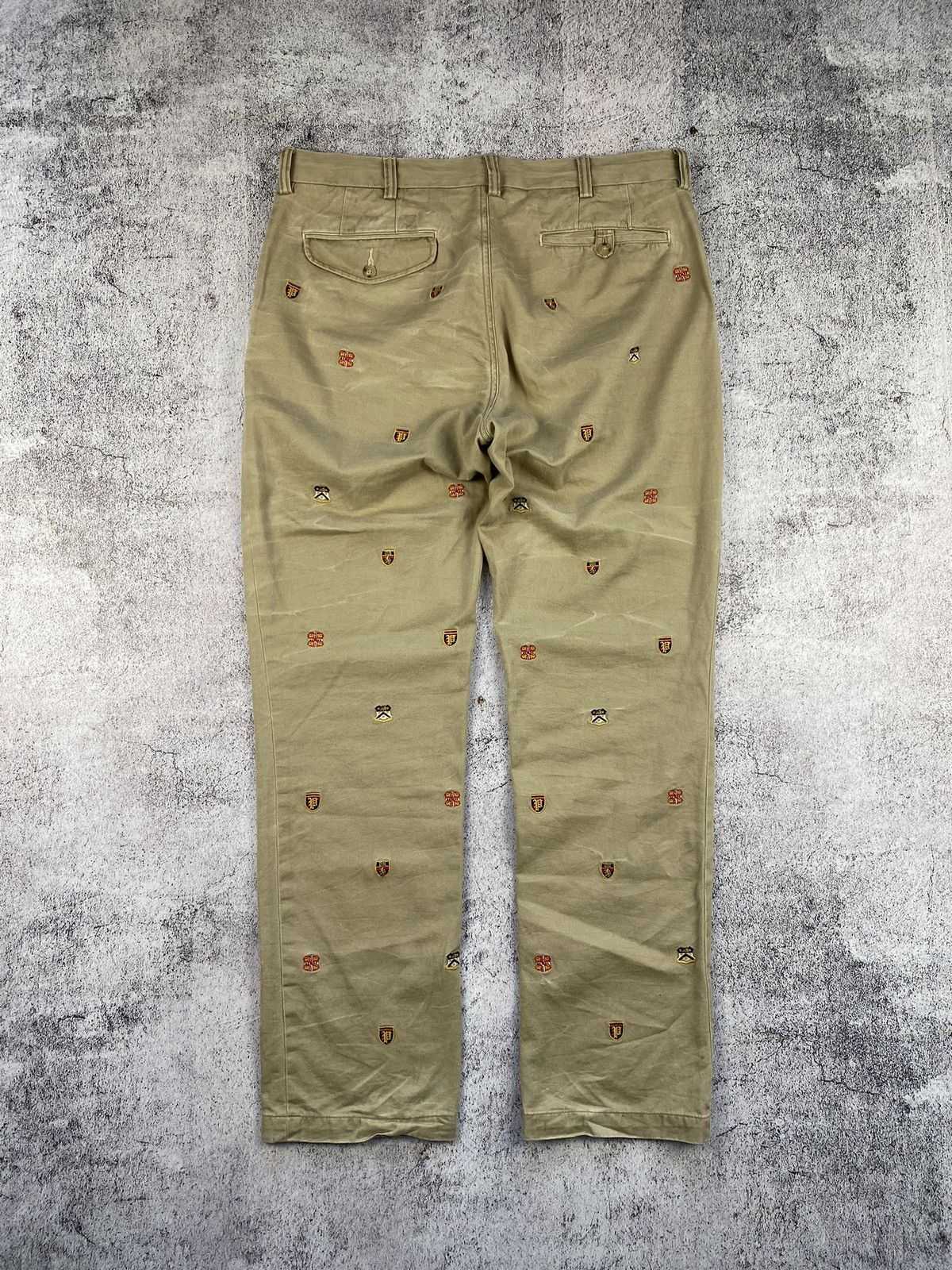 Polo Ralph Lauren Vintage Polo Ralph Lauren embroidered patches chino pants Size US 34 / EU 50 - 8 Thumbnail