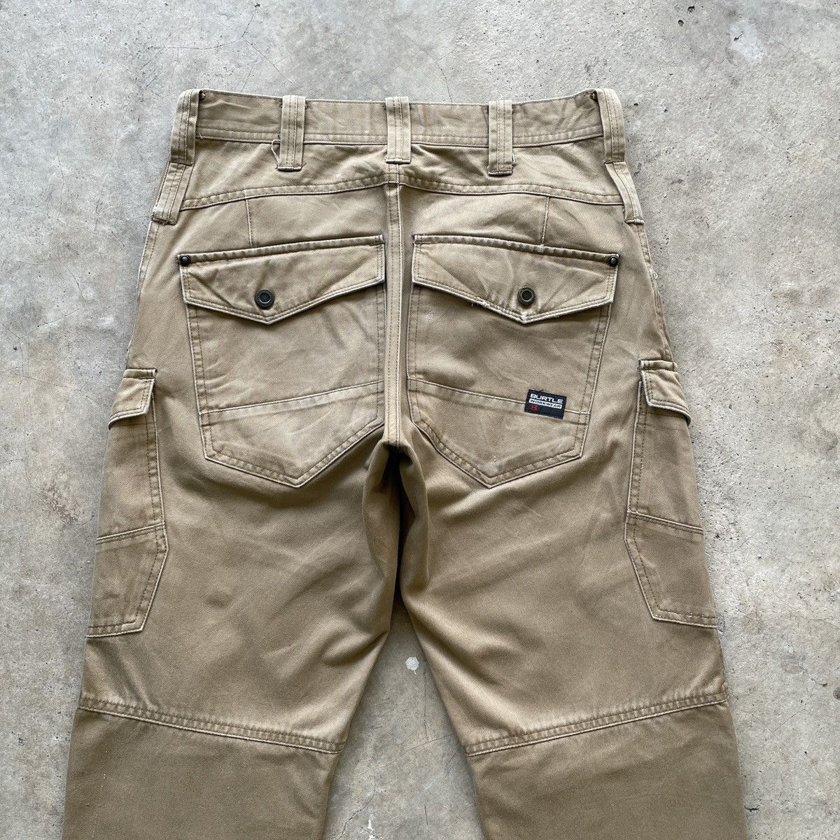Japanese Brand W28🔥 Burtle Workwear Faded Multipocket Cargo Pants Tactical Size US 28 / EU 44 - 11 Thumbnail