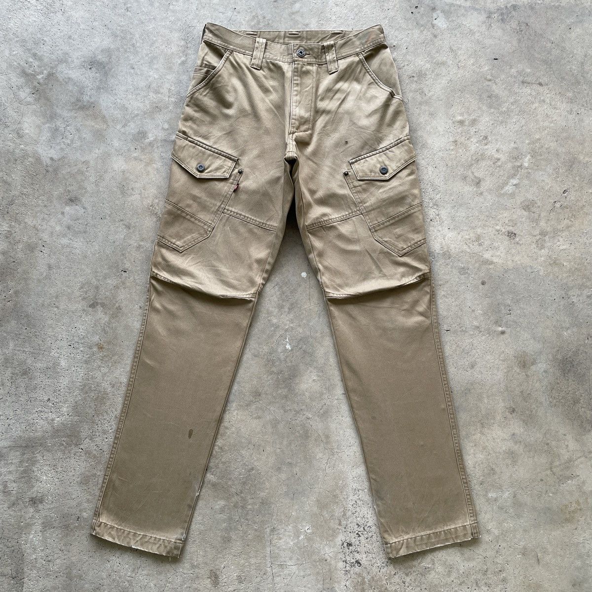Japanese Brand W28🔥 Burtle Workwear Faded Multipocket Cargo Pants Tactical Size US 28 / EU 44 - 1 Thumbnail