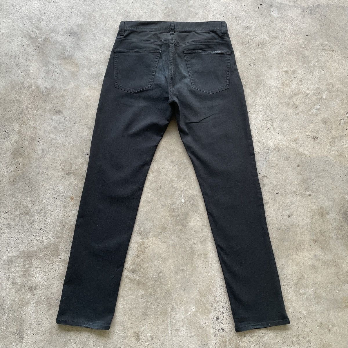 Japanese Brand Vintage Japanese Brand Black Regular Skinny Trousers Pants Size US 29 - 15 Thumbnail