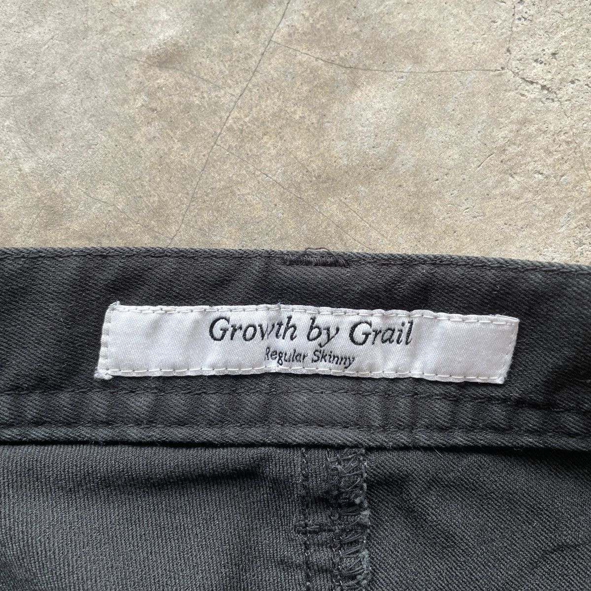 Japanese Brand Vintage Japanese Brand Black Regular Skinny Trousers Pants Size US 29 - 9 Thumbnail