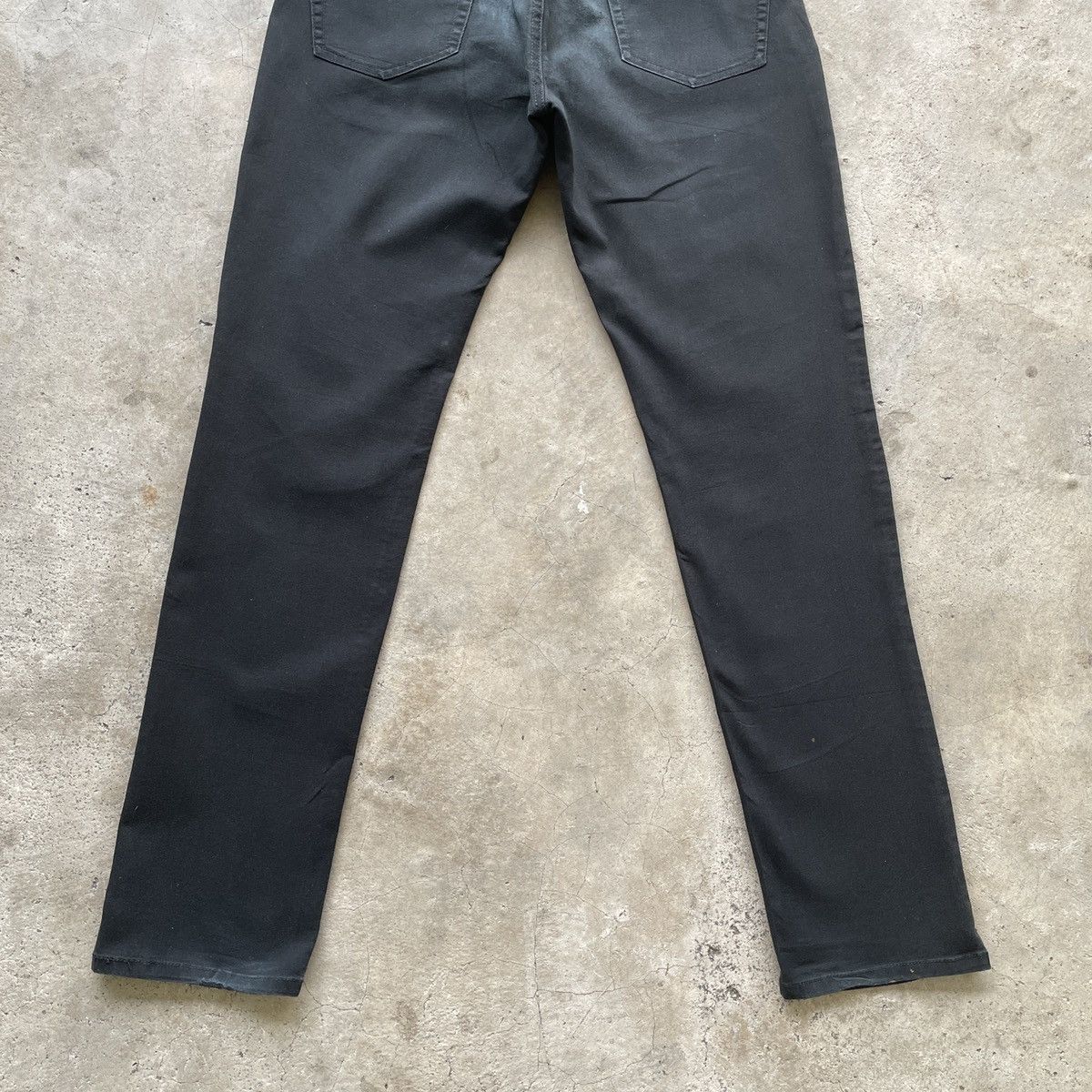 Japanese Brand Vintage Japanese Brand Black Regular Skinny Trousers Pants Size US 29 - 14 Thumbnail