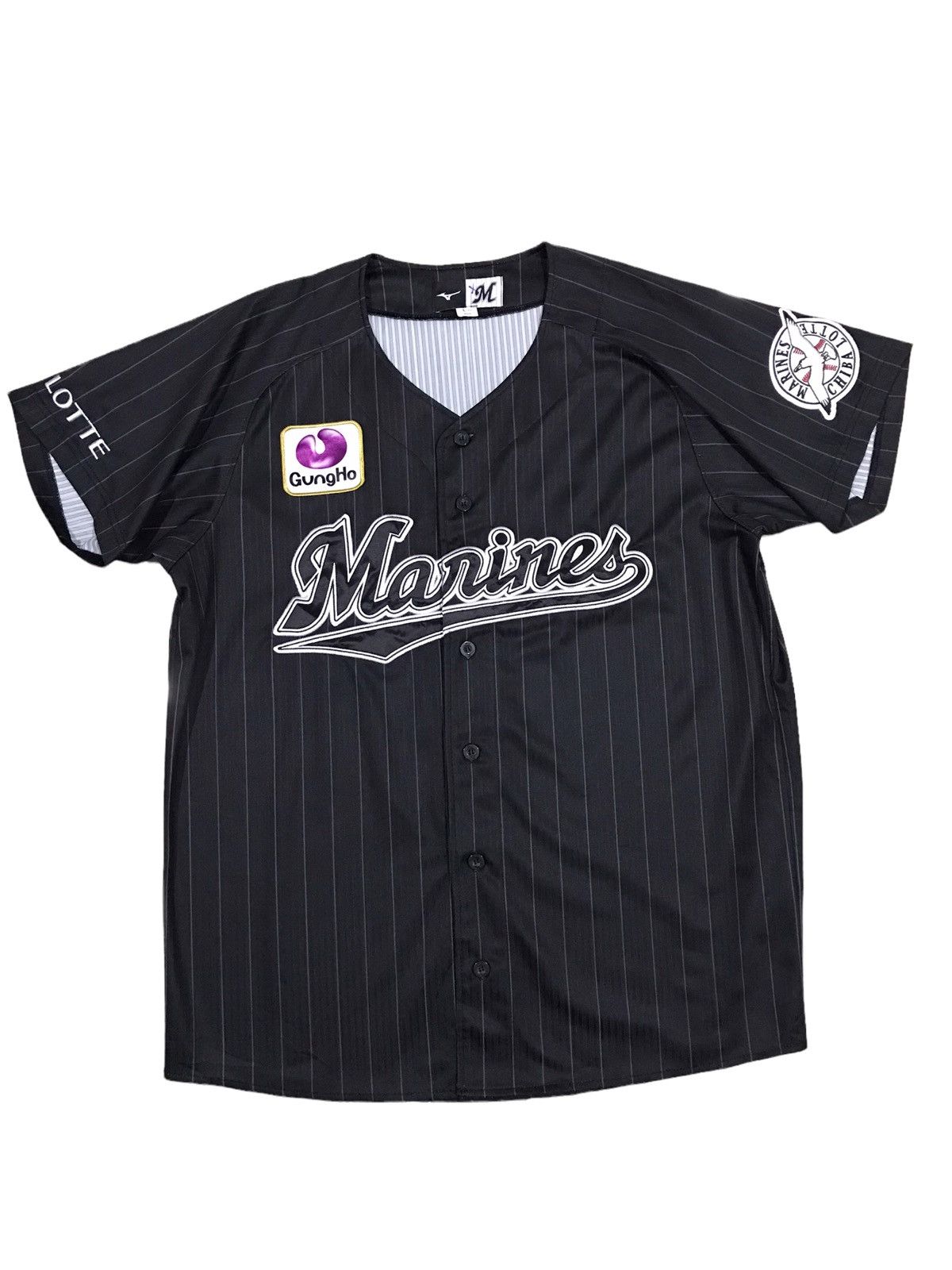 Mizuno CHIBA LOTTE MARINES Japan Baseball Away Jersey Mizuno Size US L / EU 52-54 / 3 - 3 Thumbnail
