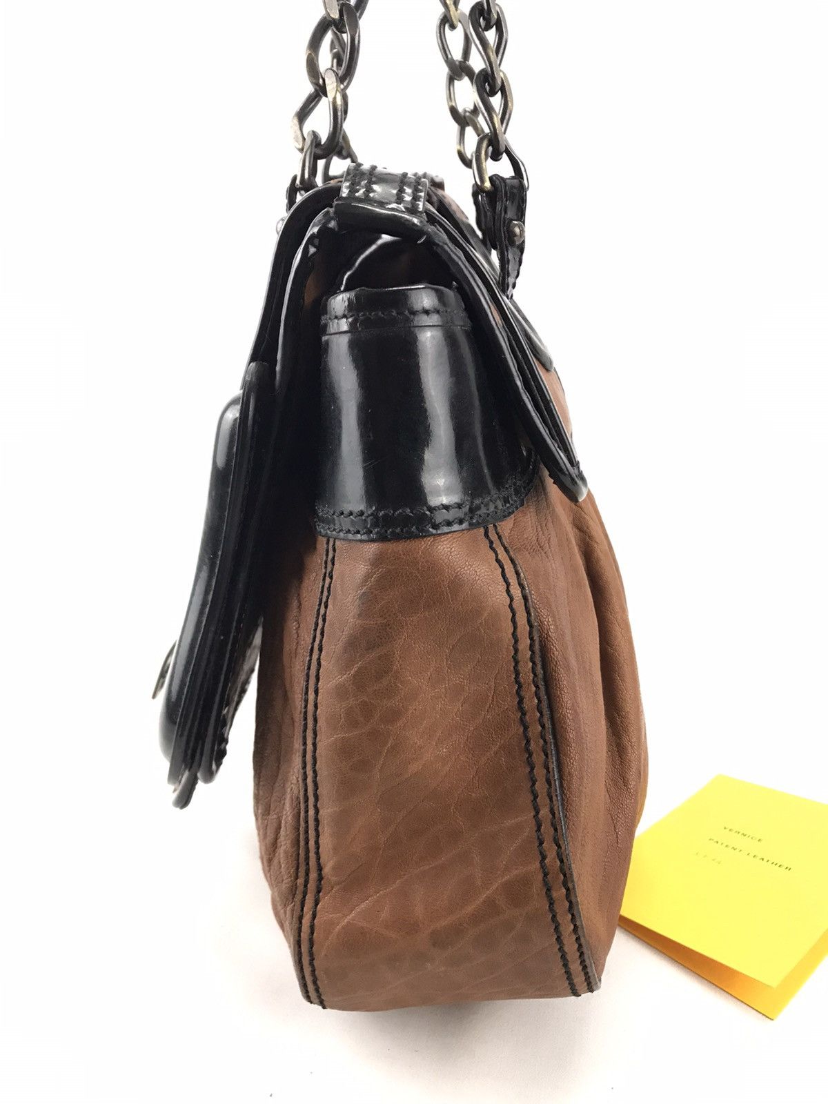 Fendi ❌Last Drop❌ Auth Fendi Vernice Nappa Tobacco Shoulderbag Size ONE SIZE - 8 Thumbnail