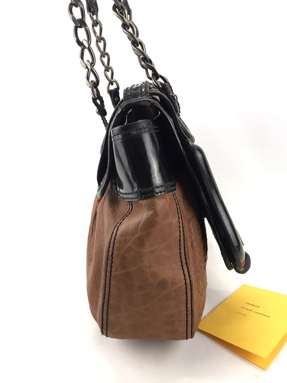 Fendi ❌Last Drop❌ Auth Fendi Vernice Nappa Tobacco Shoulderbag Size ONE SIZE - 7 Thumbnail