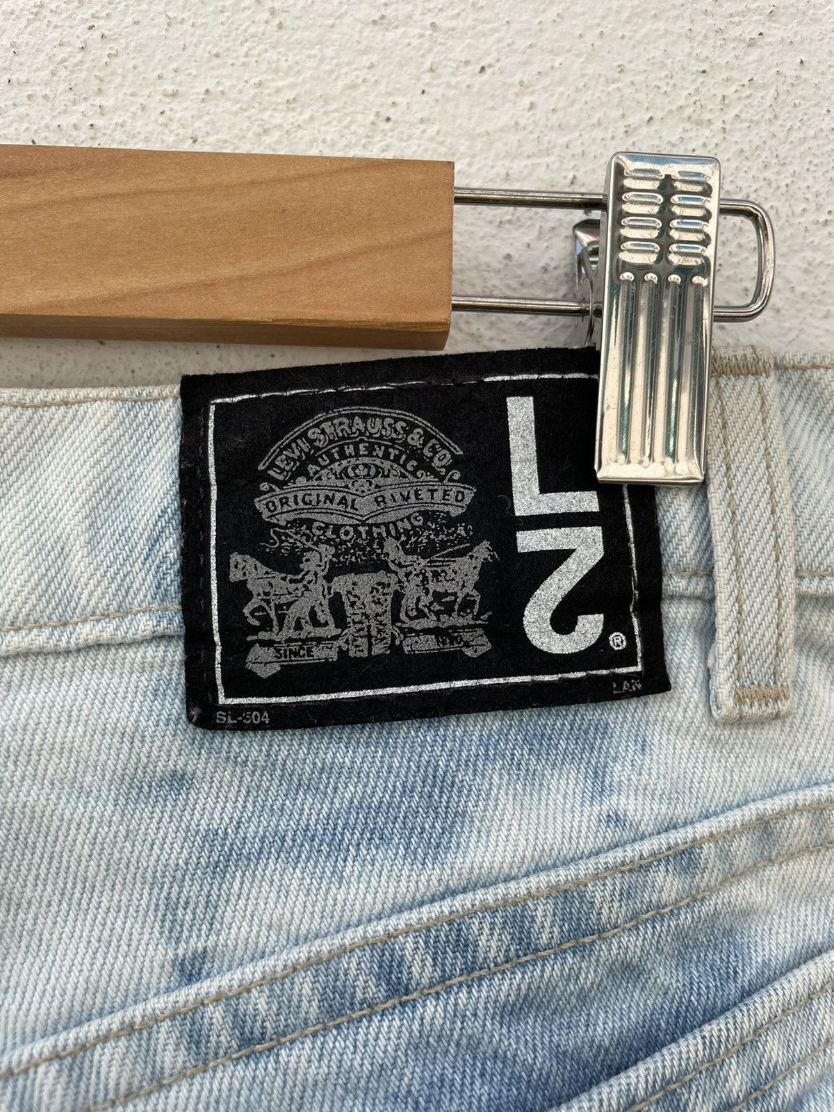 Levi's Levi’s 504 L2 Flare Jeans Size US 28 / EU 44 - 17 Thumbnail