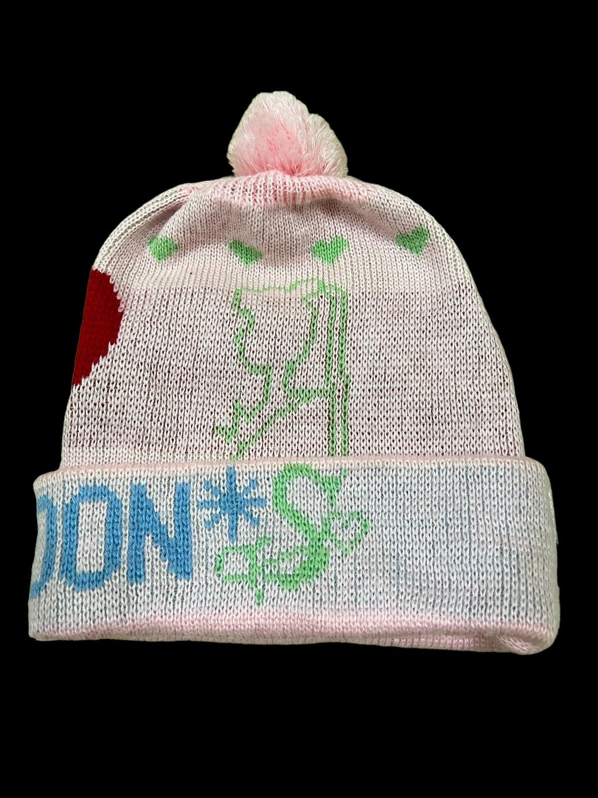 Anime RARE🔥90s SailorMoon 🇯🇵 Anime Pink Winter Beanie Hat Size ONE SIZE - 3 Thumbnail