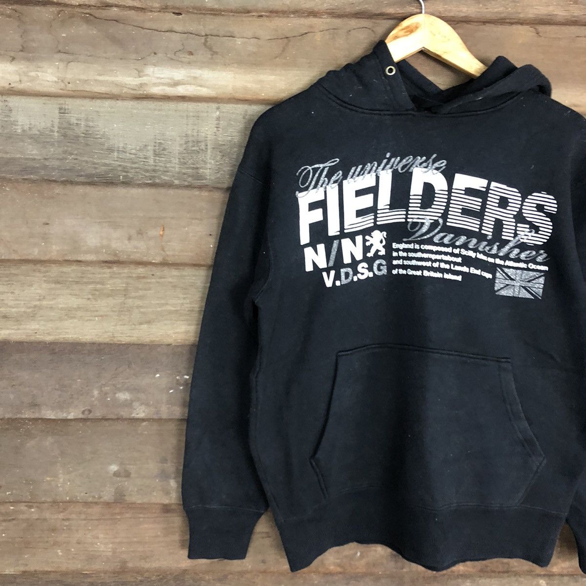 Japanese Brand × Vintage Fielder england vintage Black Hoodies #126B Size US M / EU 48-50 / 2 - 7 Thumbnail