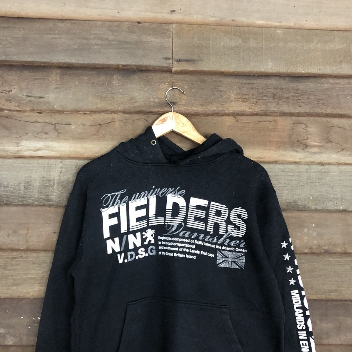 Japanese Brand × Vintage Fielder england vintage Black Hoodies #126B Size US M / EU 48-50 / 2 - 9 Thumbnail