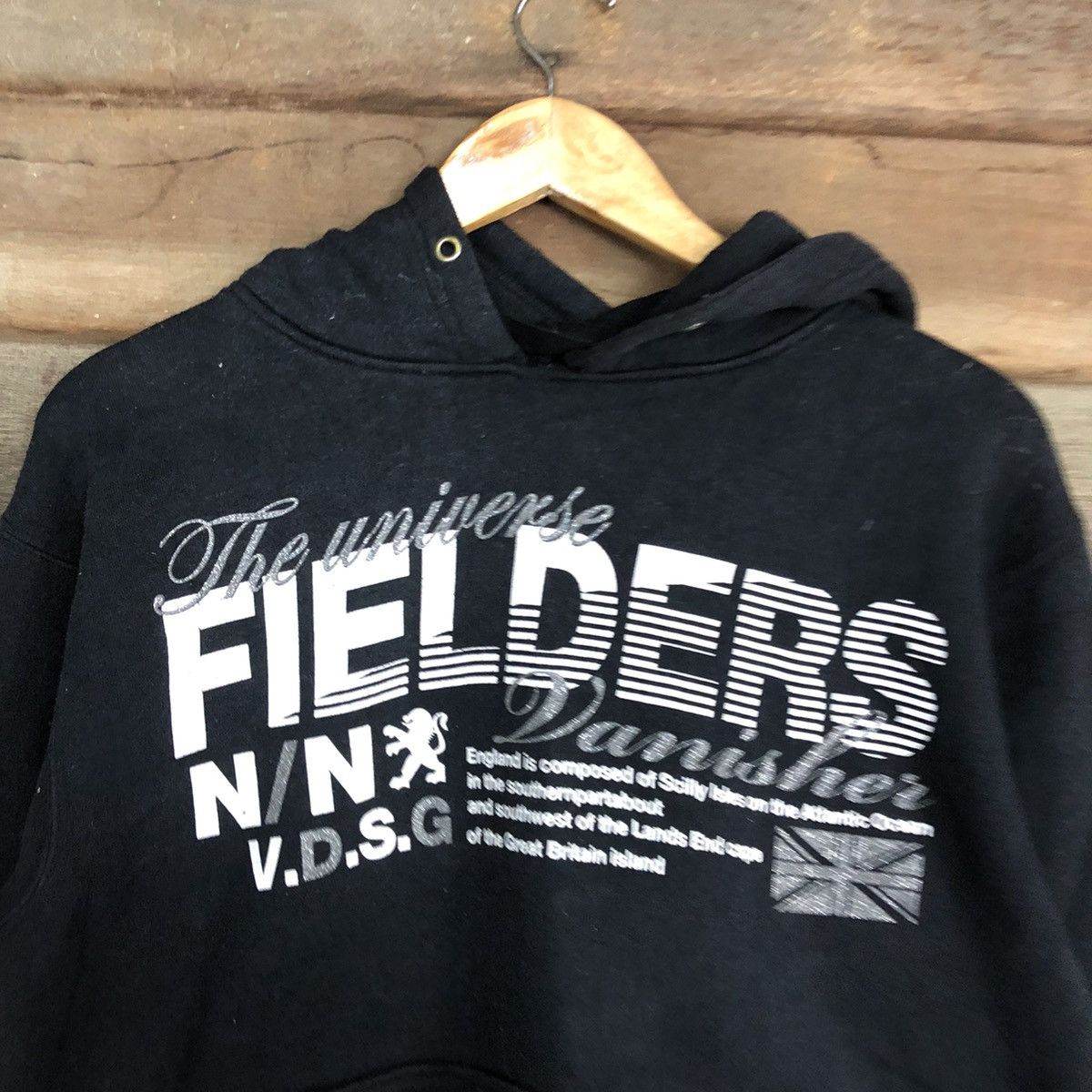 Japanese Brand × Vintage Fielder england vintage Black Hoodies #126B Size US M / EU 48-50 / 2 - 10 Thumbnail