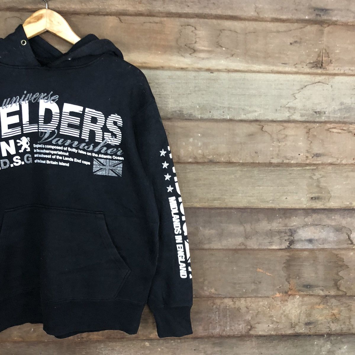Japanese Brand × Vintage Fielder england vintage Black Hoodies #126B Size US M / EU 48-50 / 2 - 5 Thumbnail