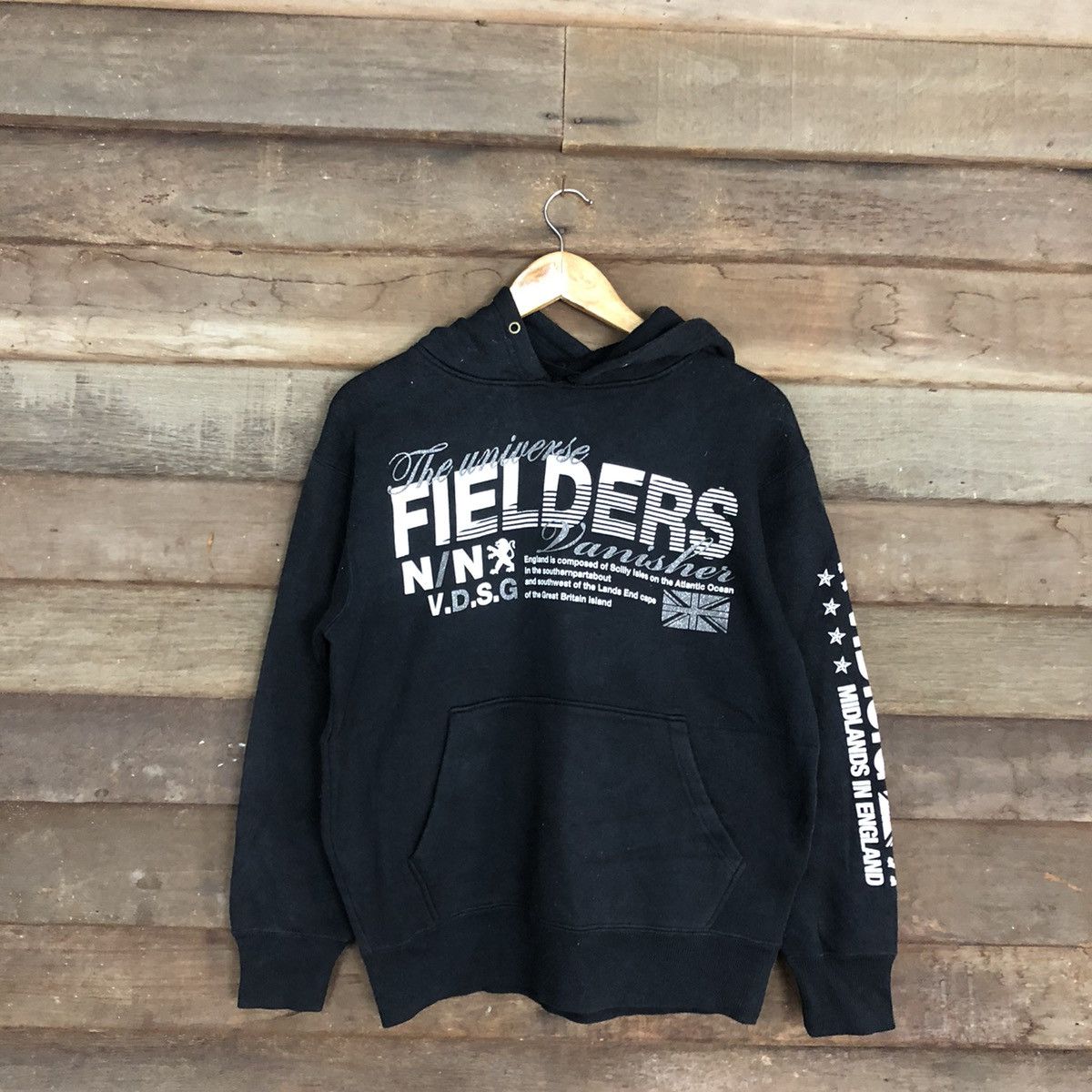 Japanese Brand × Vintage Fielder england vintage Black Hoodies #126B Size US M / EU 48-50 / 2 - 3 Thumbnail