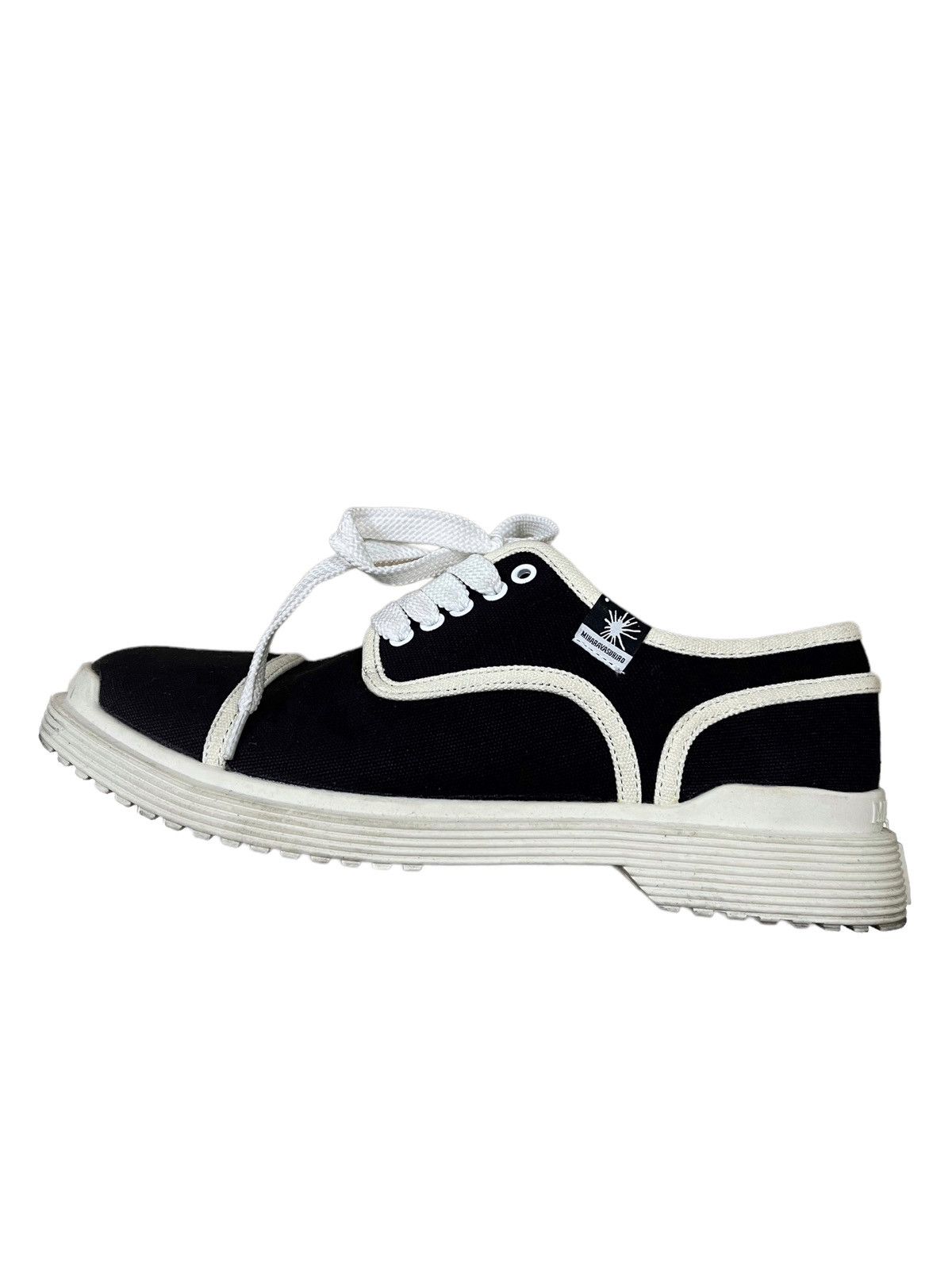 Maison MIHARA YASUHIRO GRAIL🔥Miharayasuhiro Black Blackey OG Canvas Sneakers Boots Size US 11 / EU 44 - 1 Thumbnail