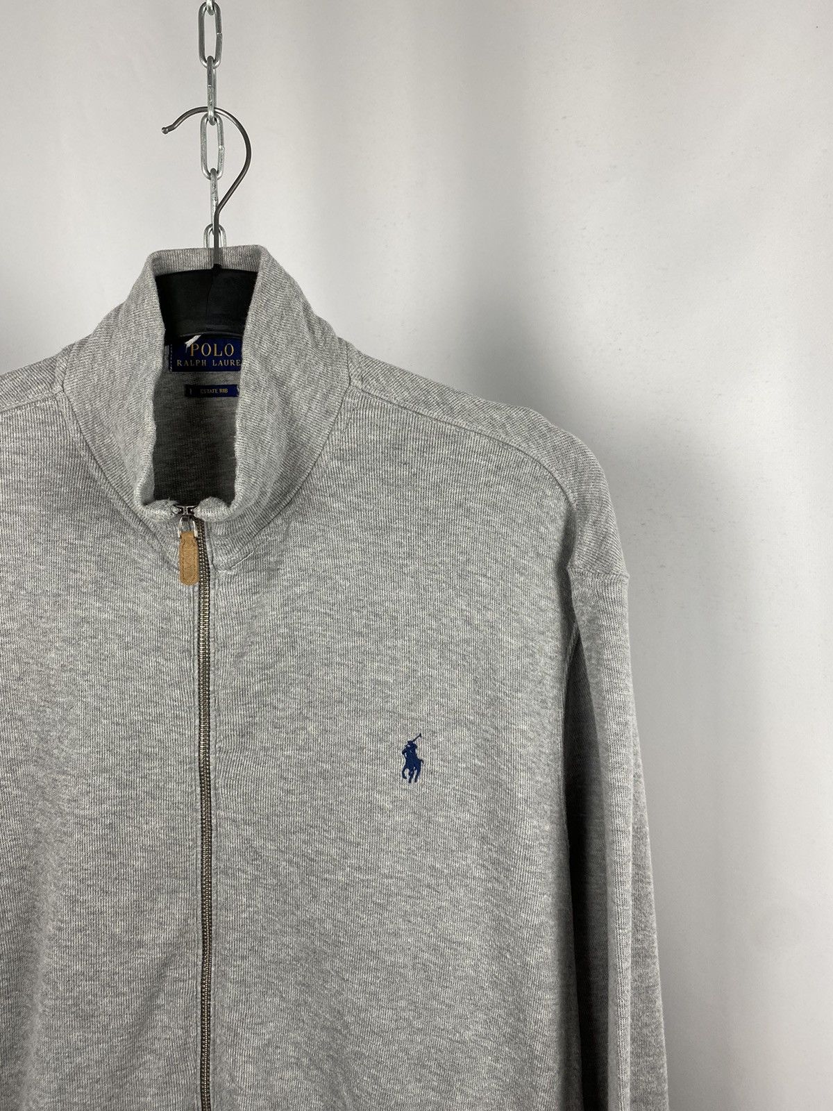 Polo Ralph Lauren Polo Ralph Lauren zip sweatshirt gray streetwear size XL Size US XL / EU 56 / 4 - 2 Thumbnail