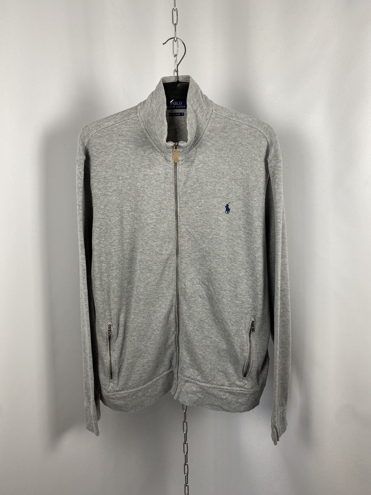 Polo Ralph Lauren Polo Ralph Lauren zip sweatshirt gray streetwear size XL Size US XL / EU 56 / 4 - 1 Thumbnail