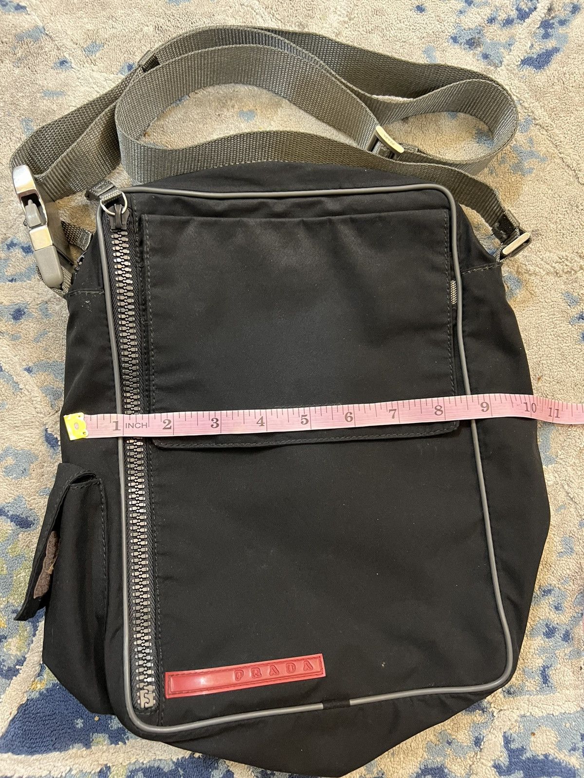 Prada Prada Sling Bag Black Nylon Size ONE SIZE - 15 Thumbnail